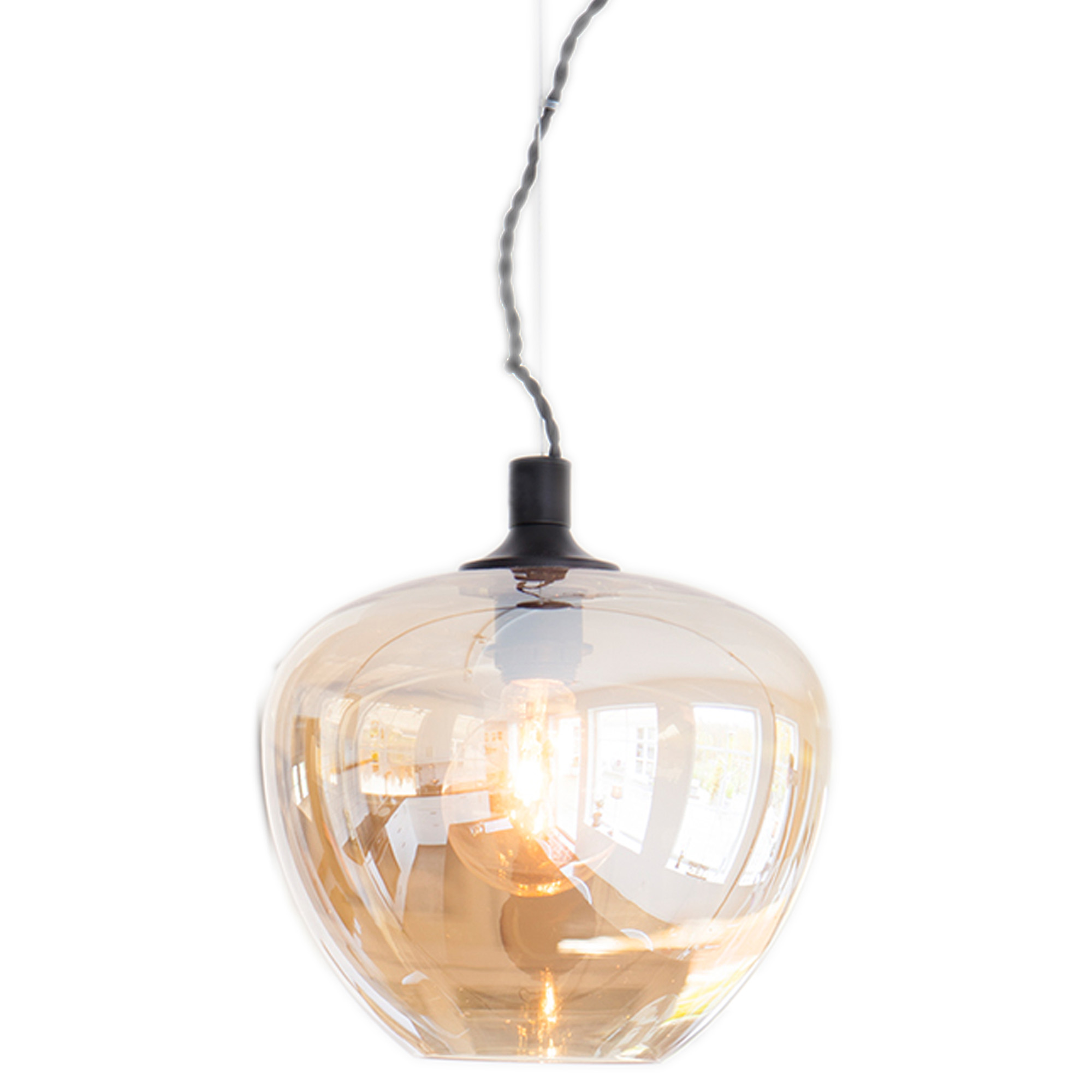 By Rydéns Bellissimo taklampa Amber 28 cm