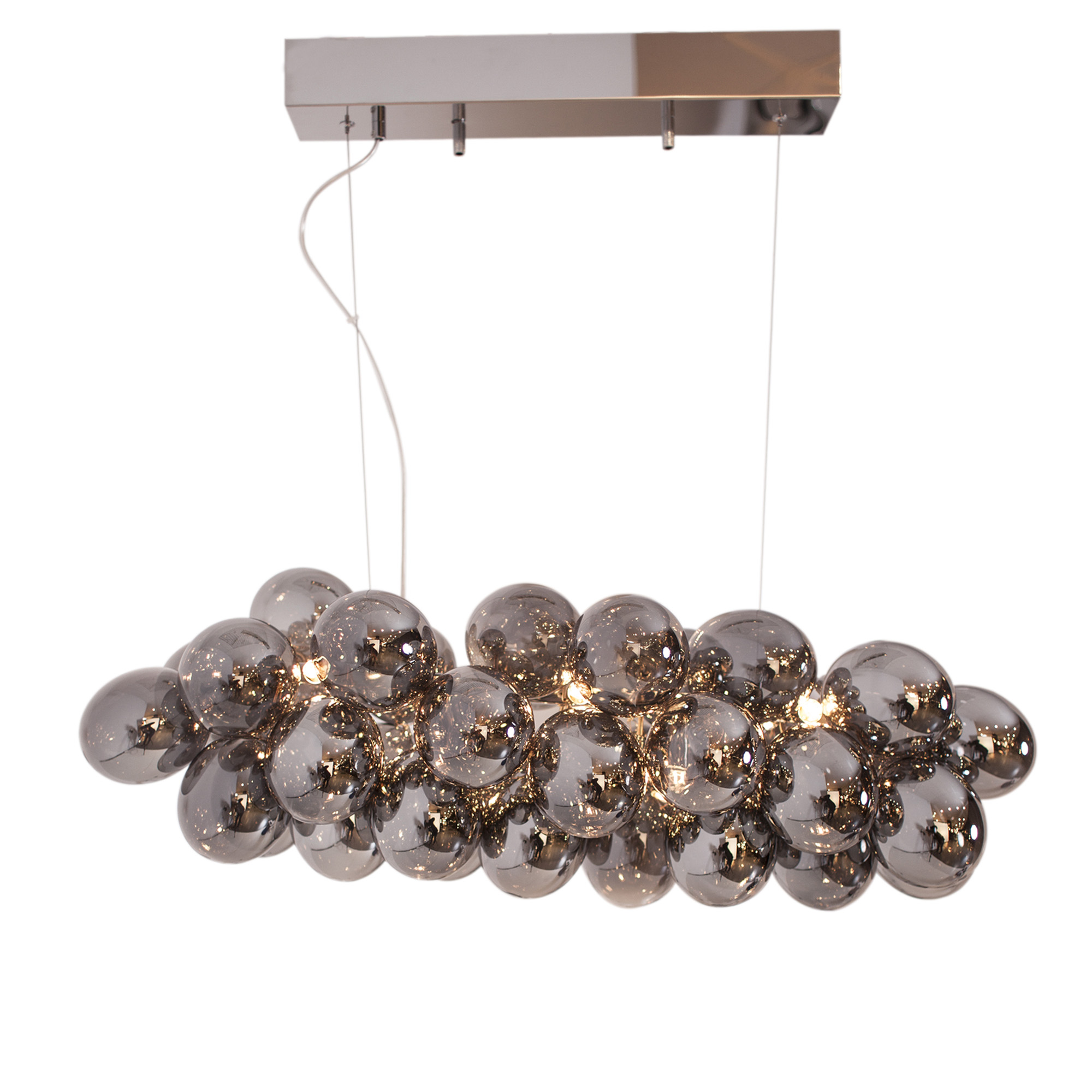 By Rydéns Gross bar taklampa Rökgrå 80 cm