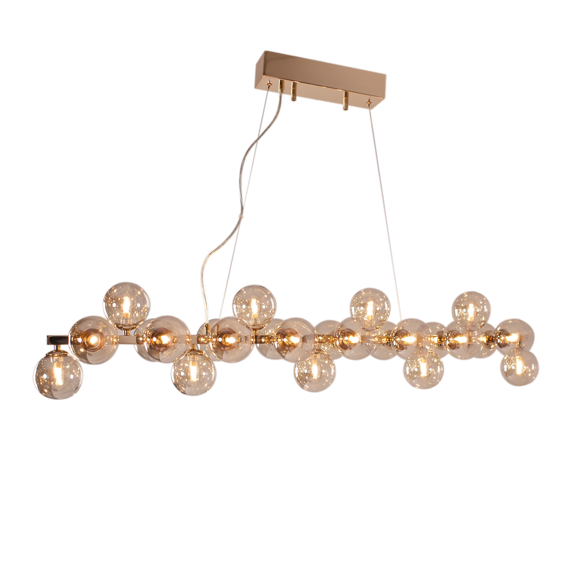 By Rydéns Splendor bar taklampa Amber 124 cm
