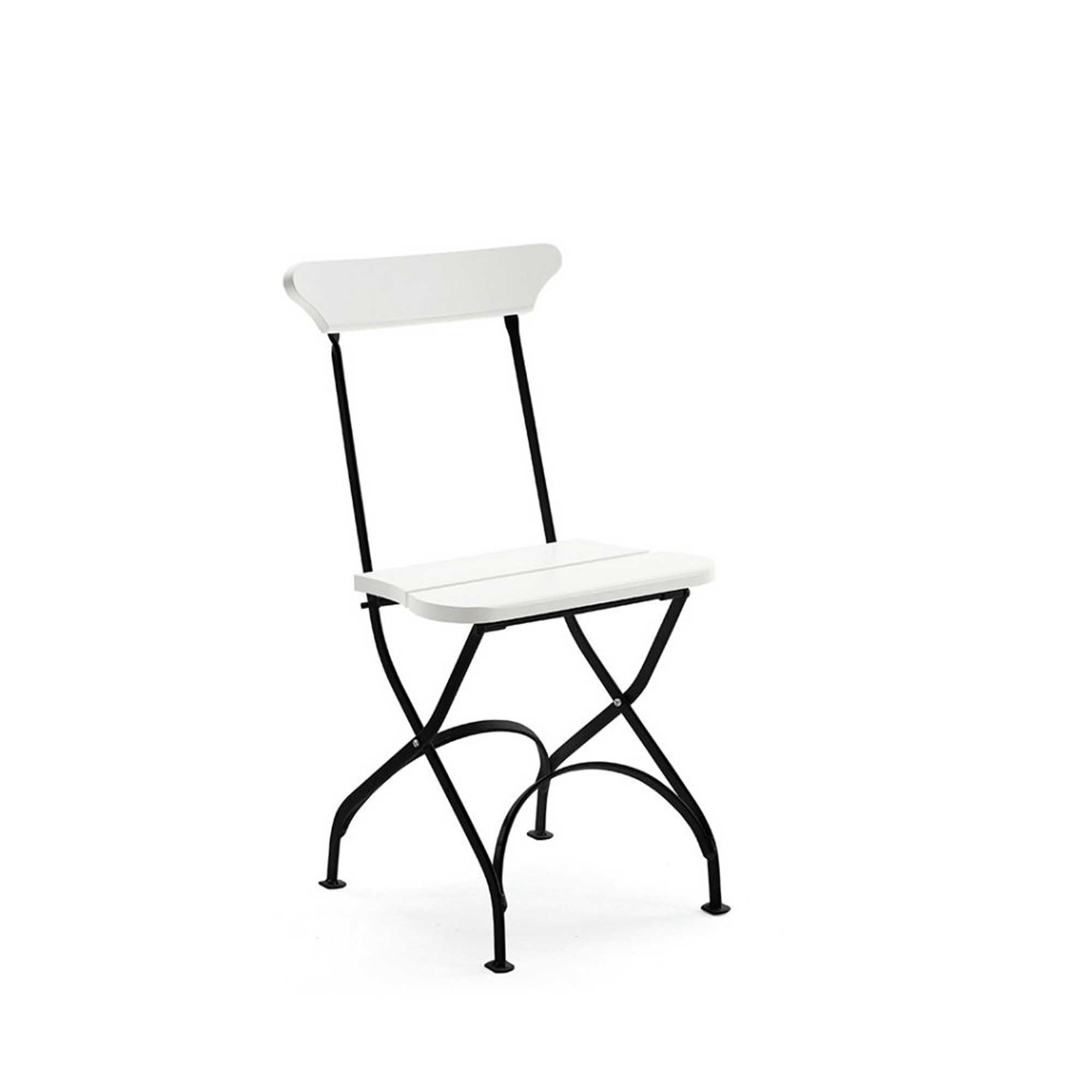 Byarums bruk Classic no.2 stol Svart/vitlack. fur