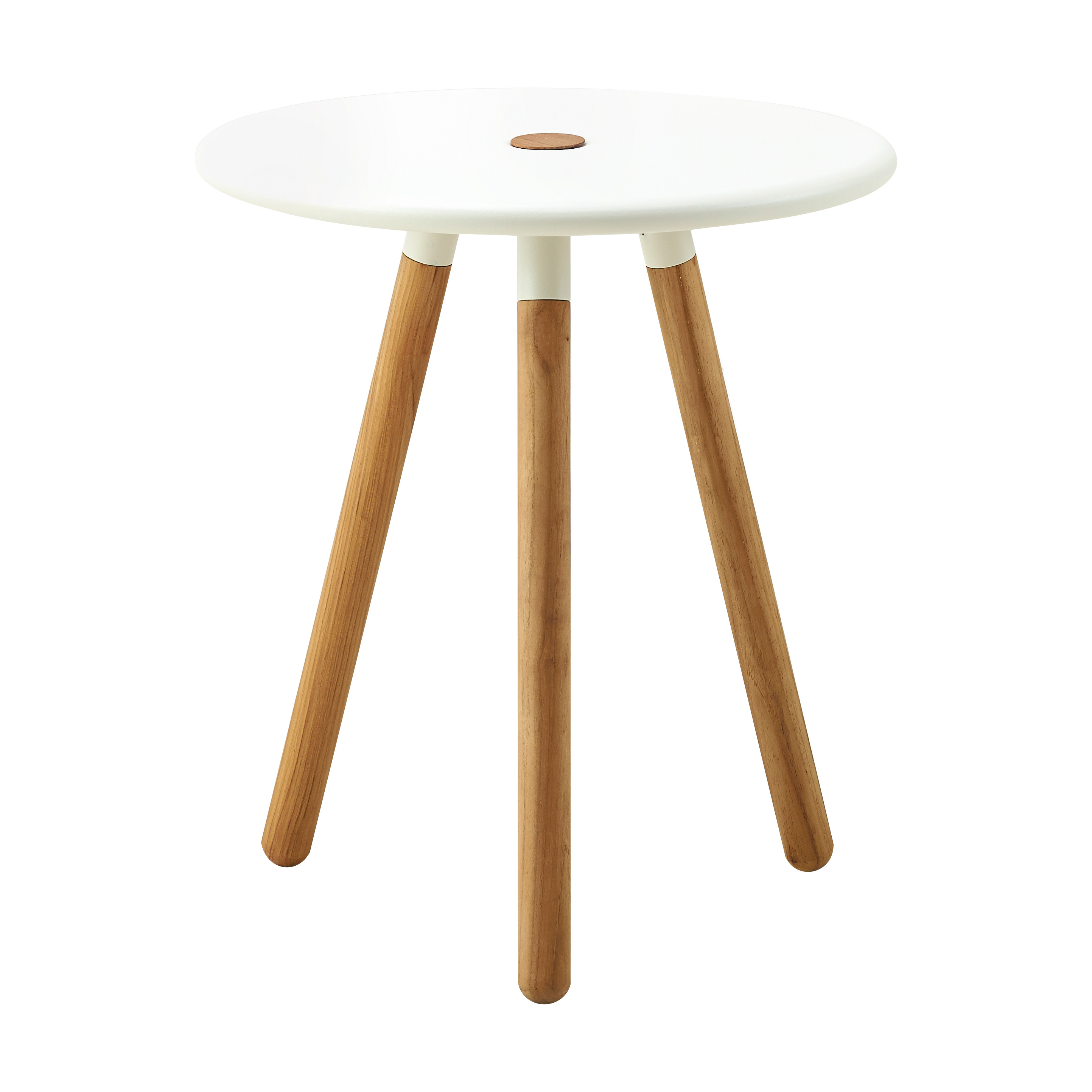 Cane-line Area pall Vit/teak 40 cm