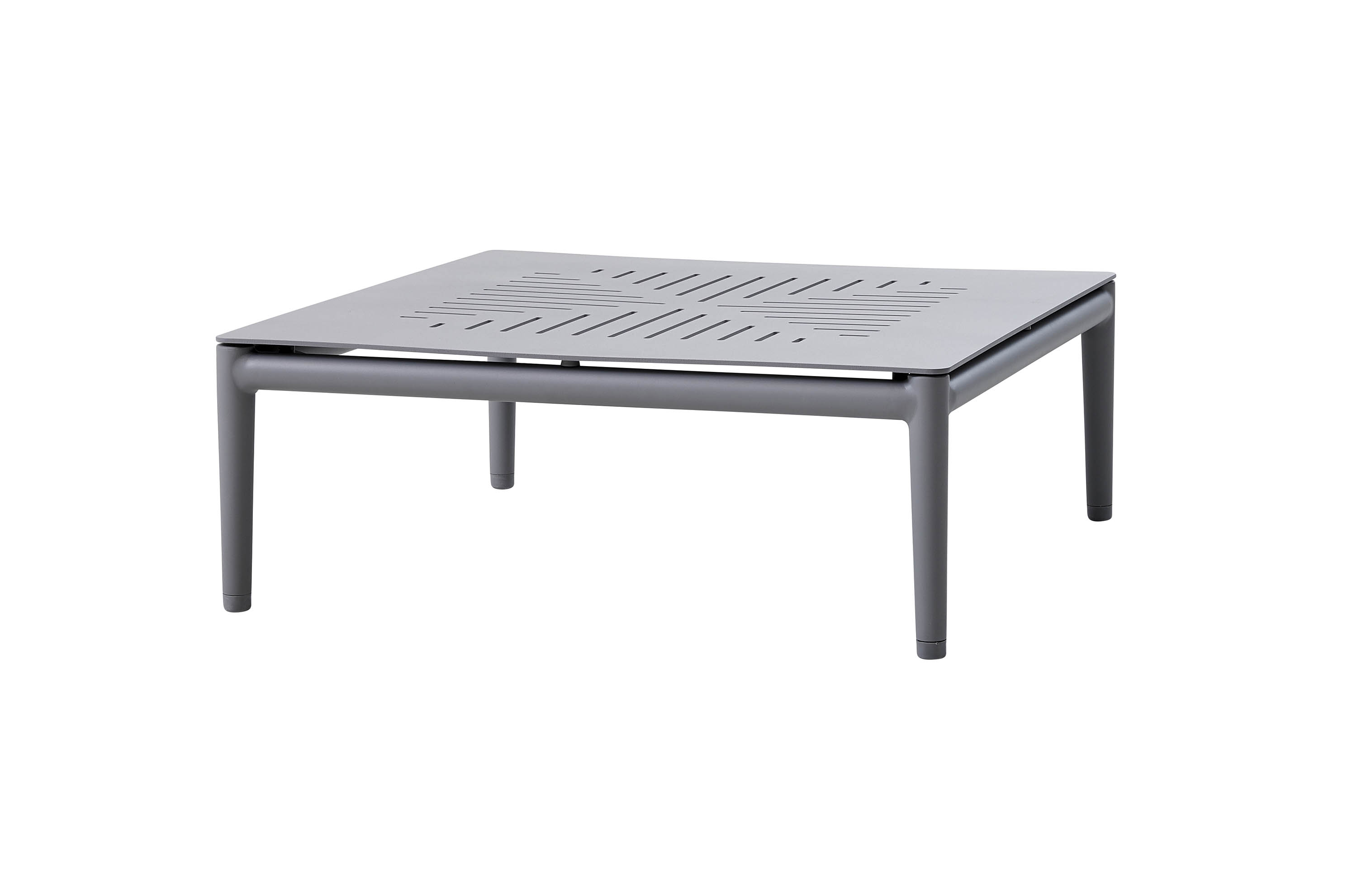 Cane-line Conic soffbord Light grey/aluminium 75 x 28 cm