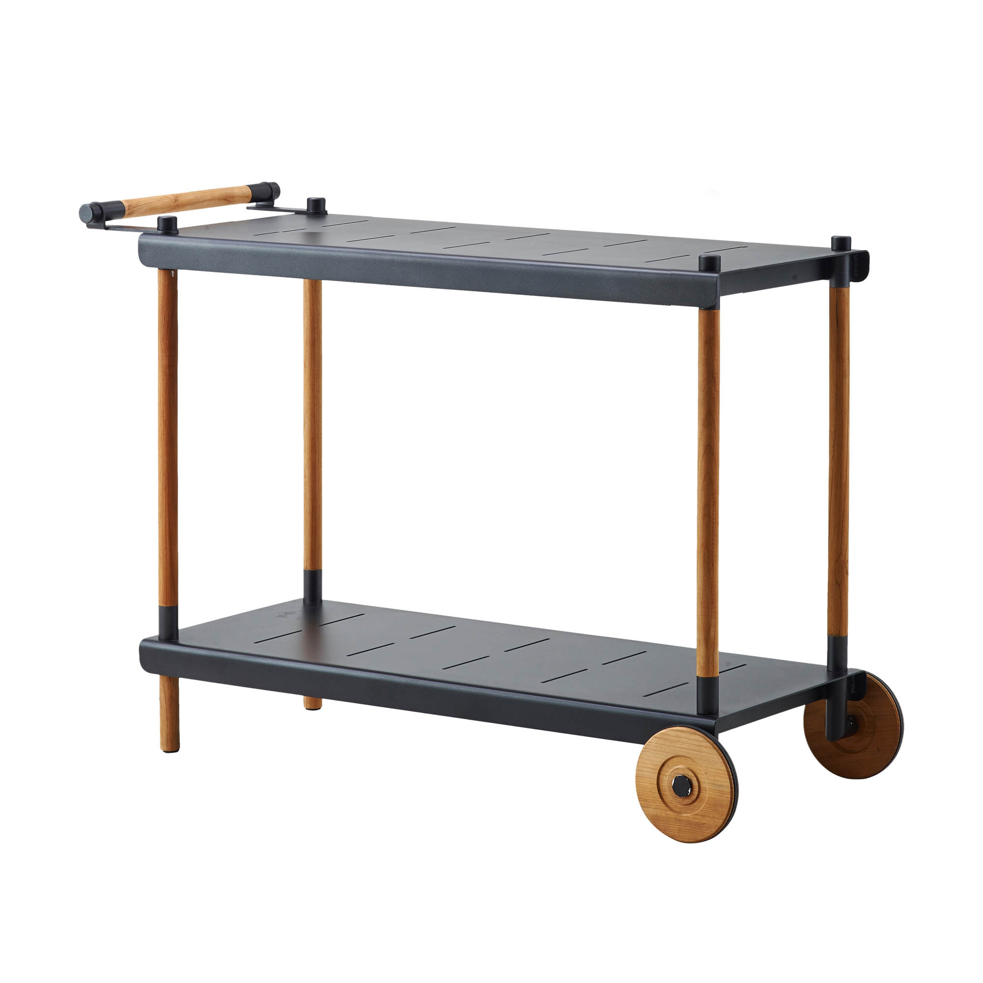 Cane-line Frame serveringsvagn Lava grå/teak 115 x 48 cm