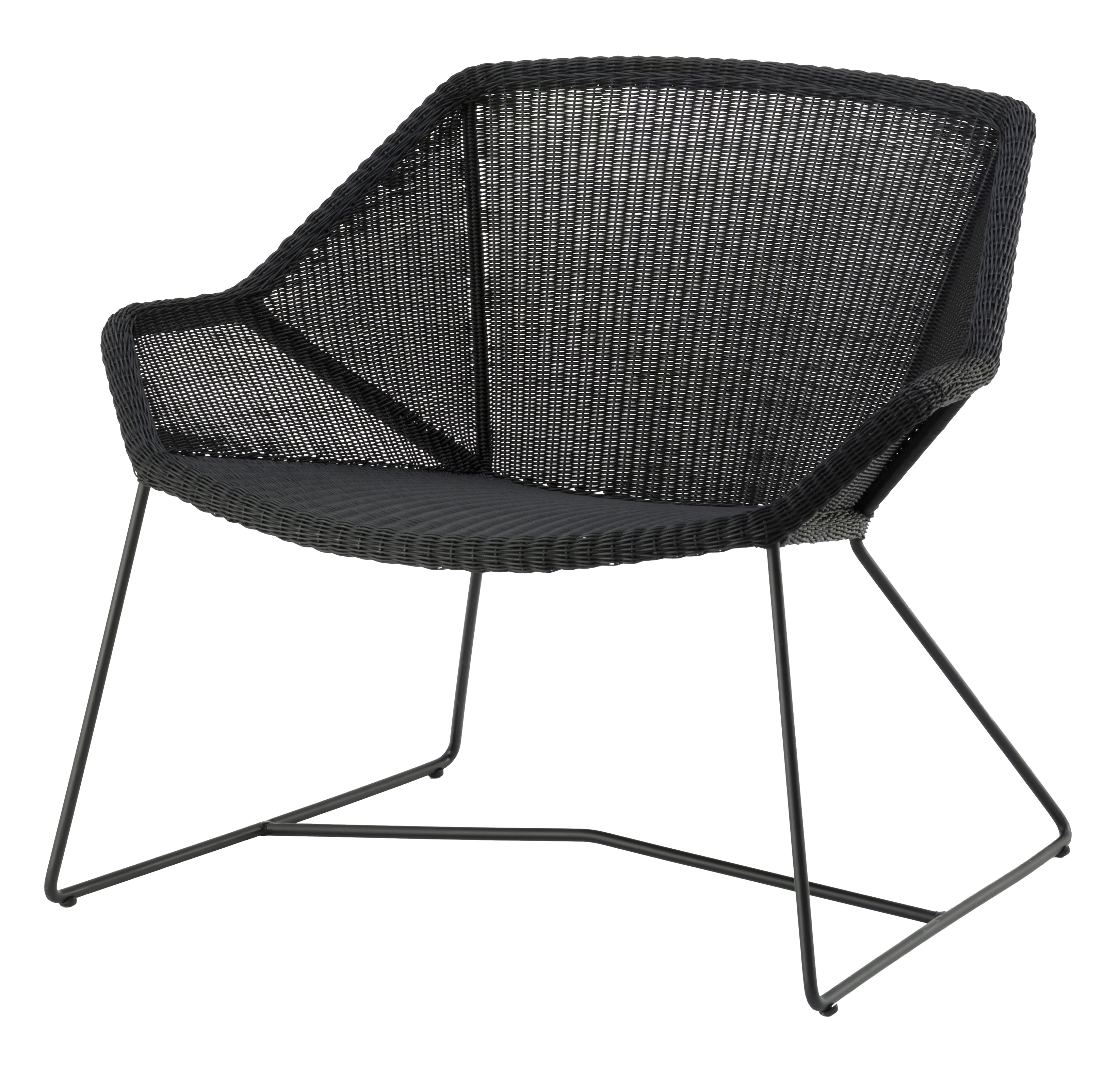 Cane-line Breeze loungefåtölj Svart