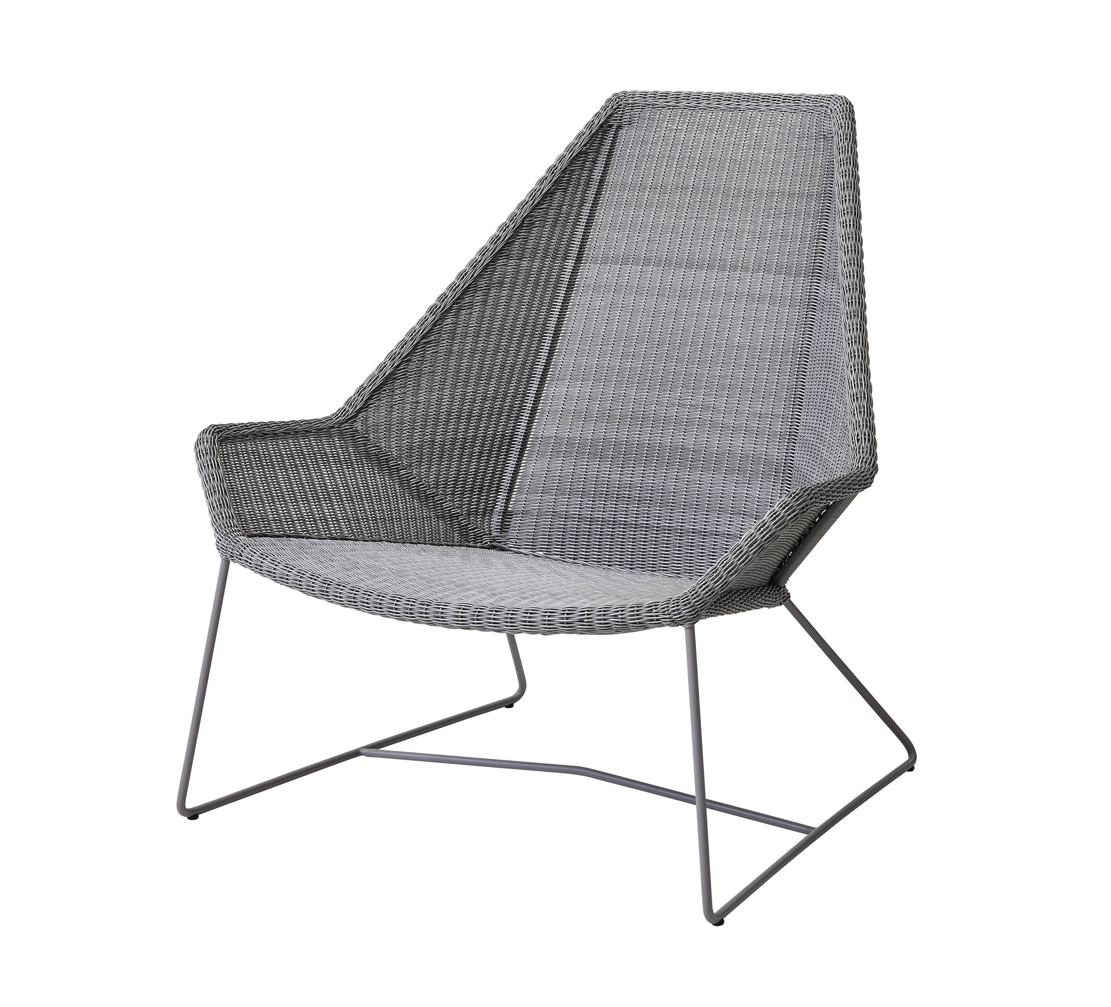 Cane-line Breeze highback fåtölj Light grey