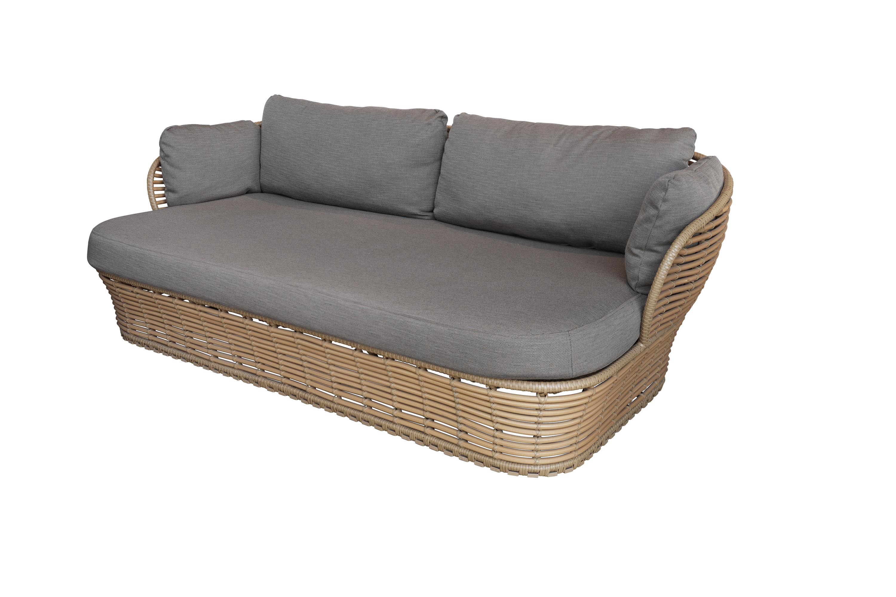 Cane-line Basket 2-sitssoffa Taupe