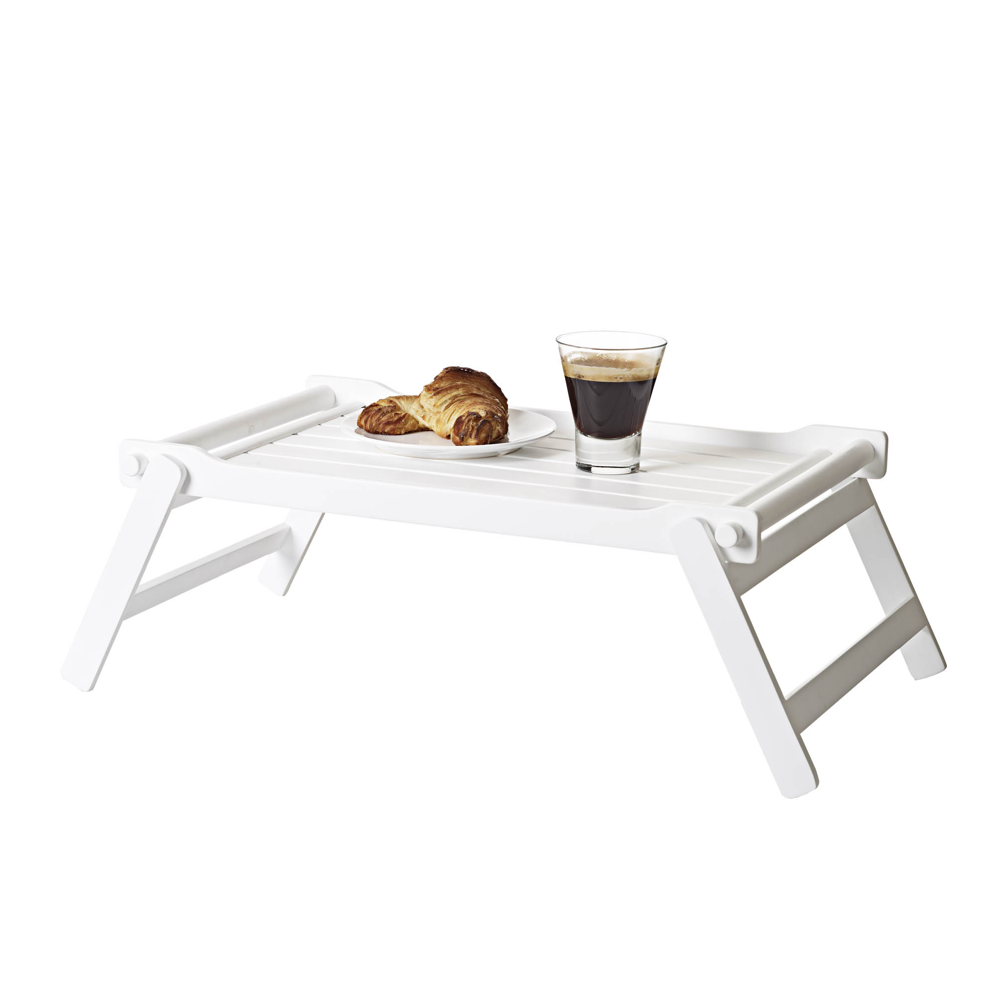 Cinas Classic sängbricka Vit 58x36 cm