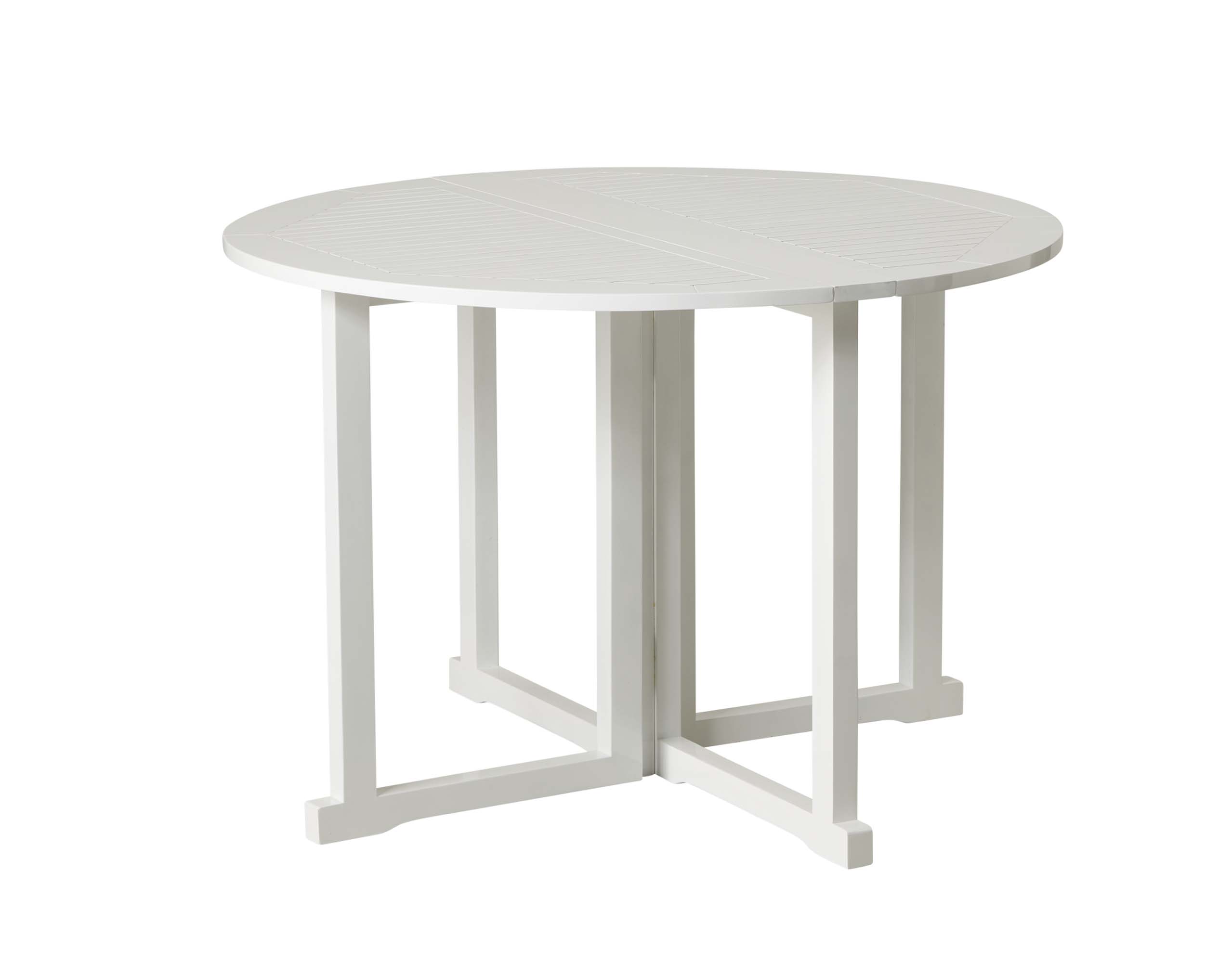 Cinas Butterfly balkongbord Vit/Mahogny 110 x 74 cm