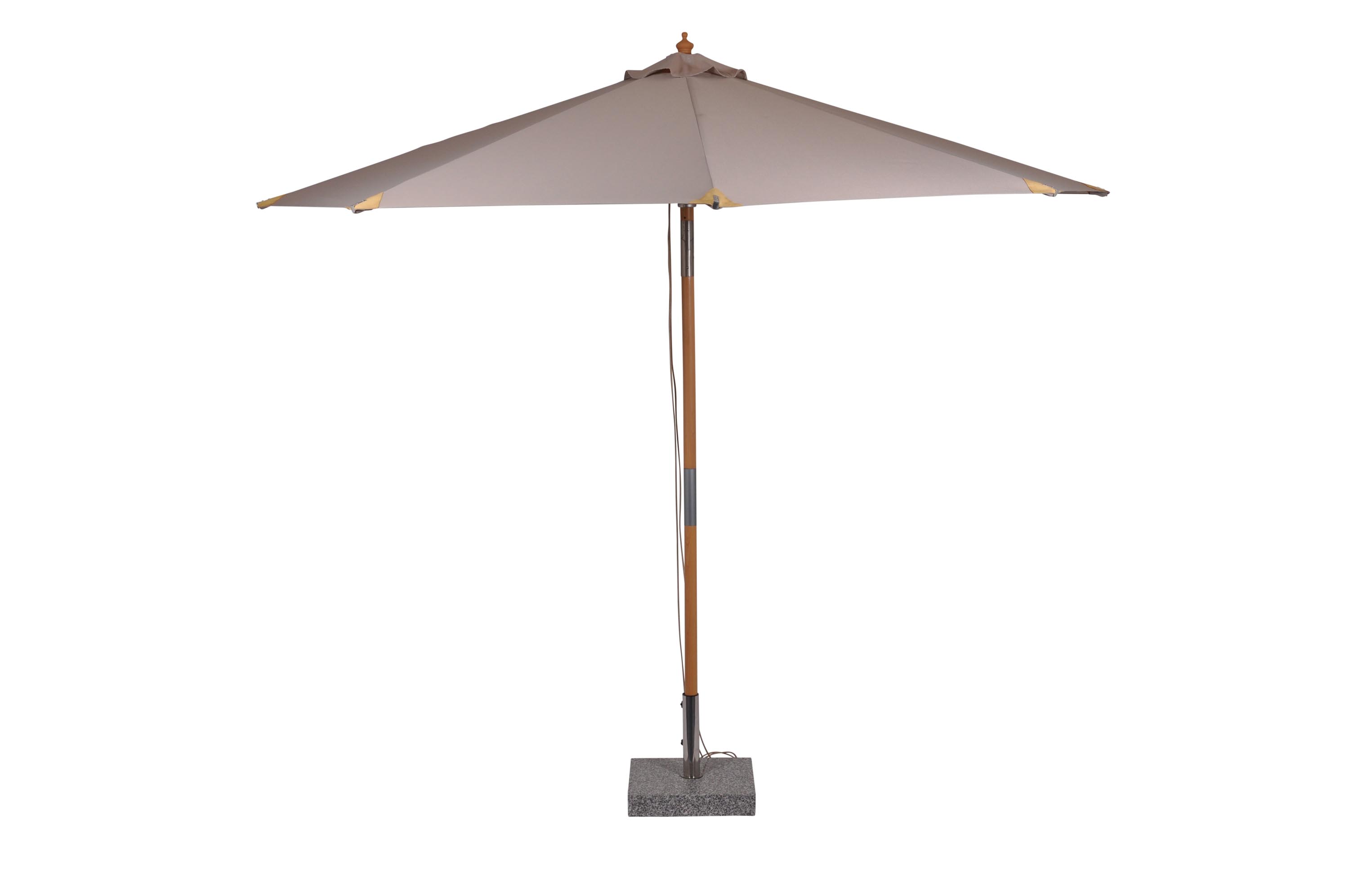 Fritab Calais parasoll Taupe 3 m