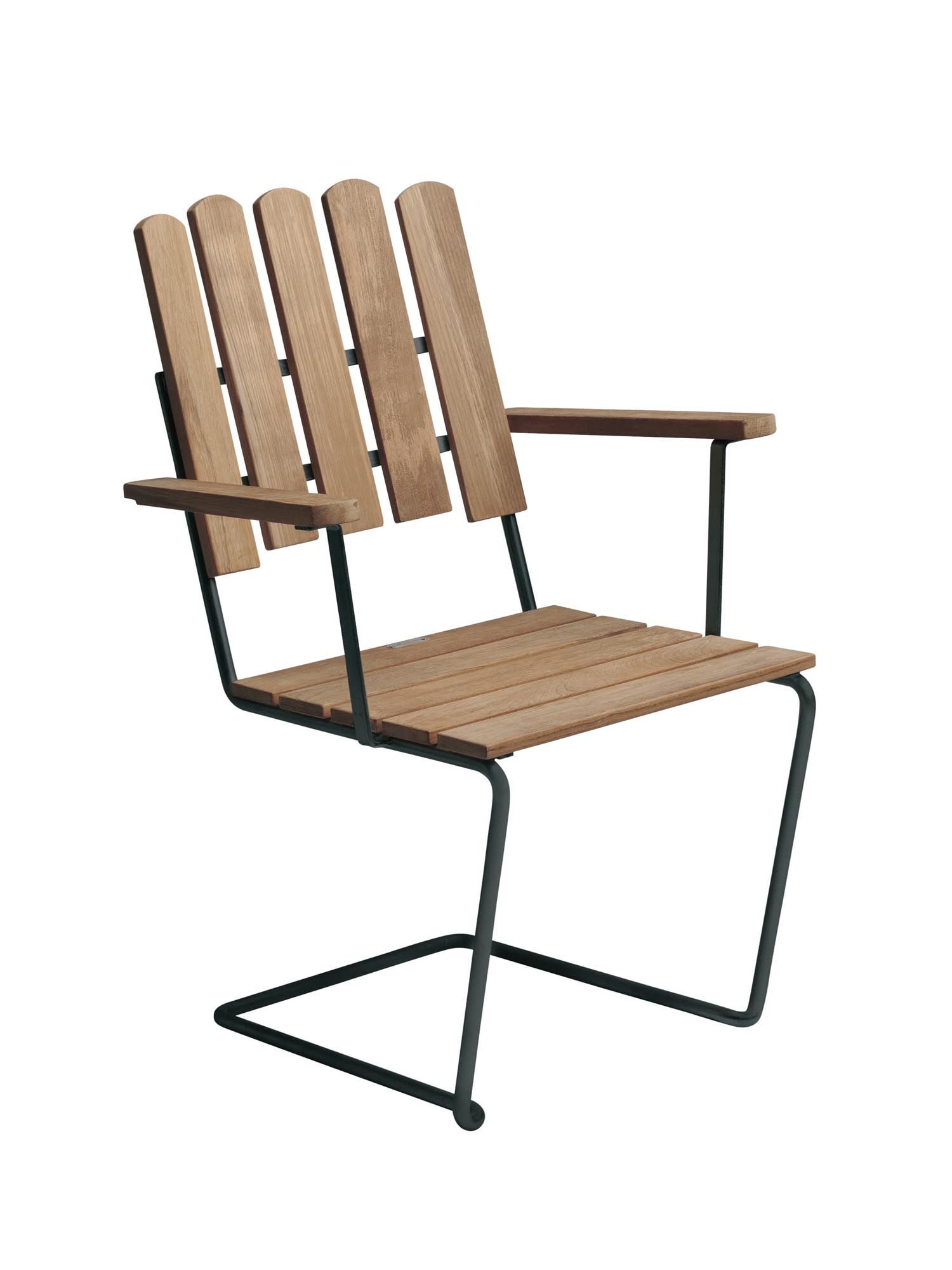Grythyttan Stålmöbler Fåtölj A2 Teak/svart