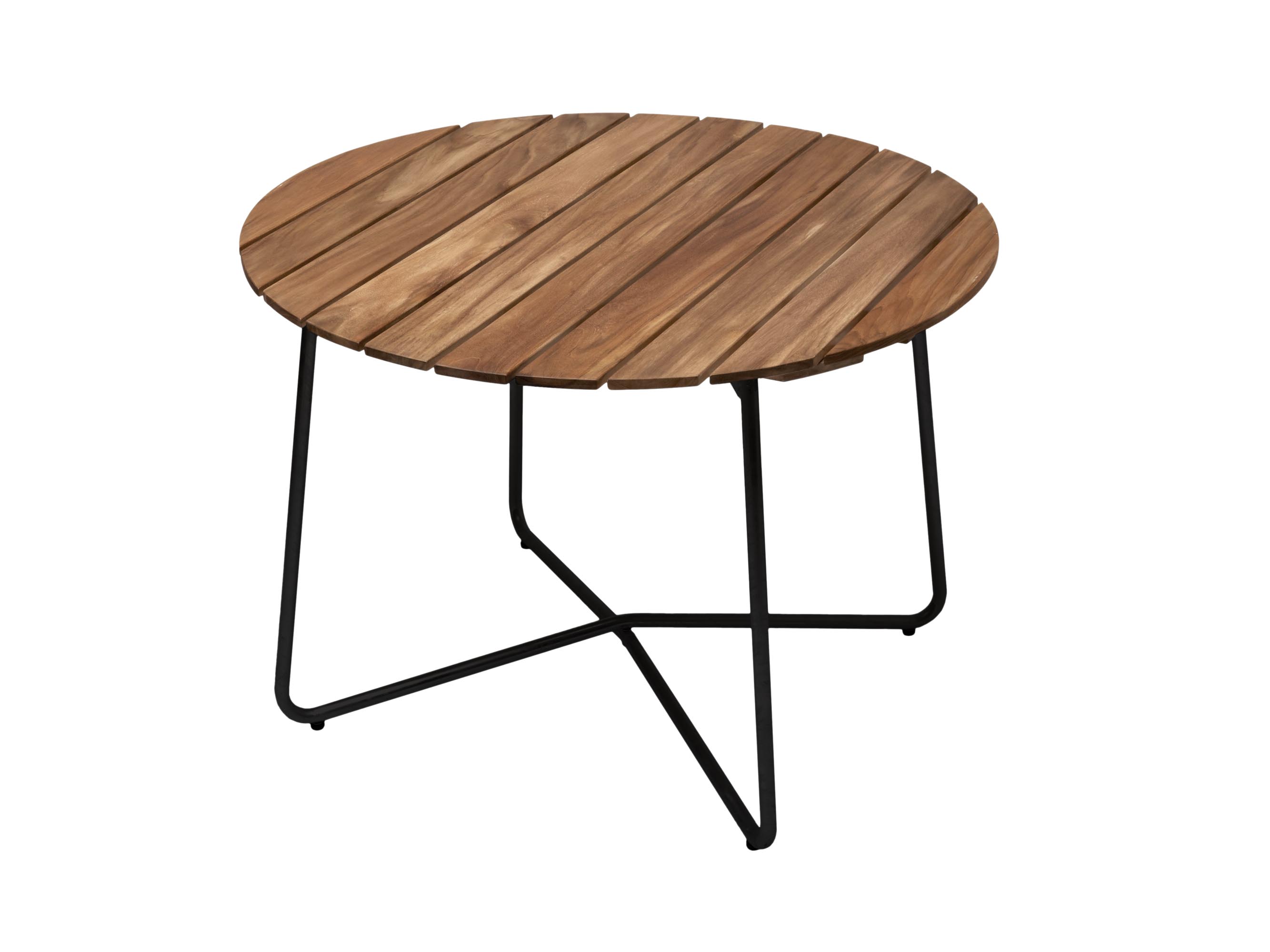 Grythyttan Stålmöbler Bord 9A 100 Teak/svart 100 cm