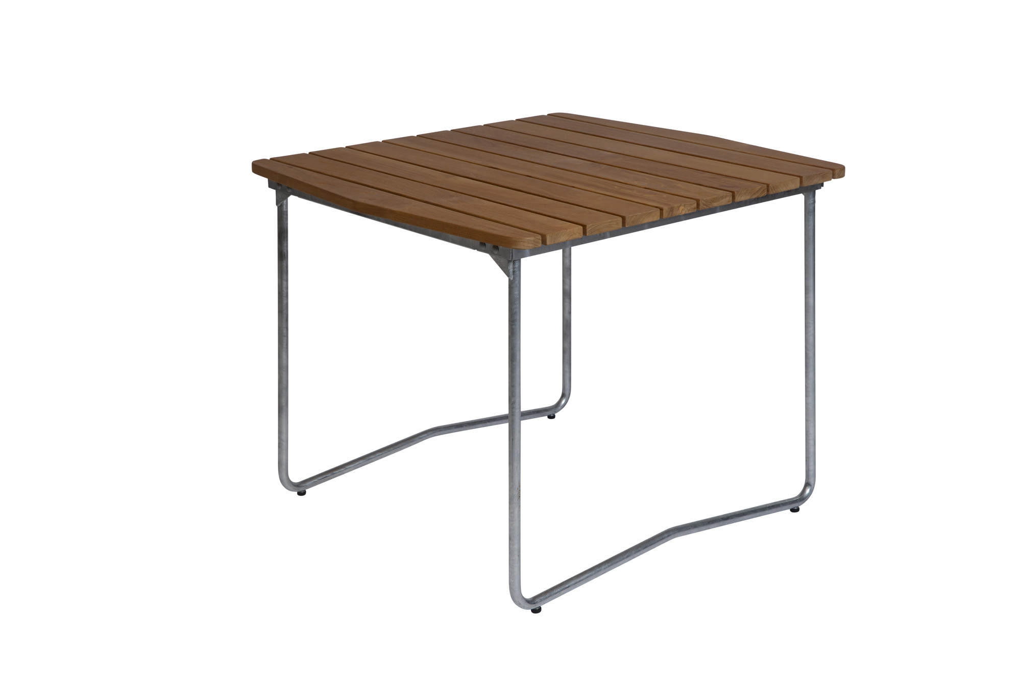 Grythyttan Stålmöbler Bord B31 Teak/galvat 84 x 92 cm