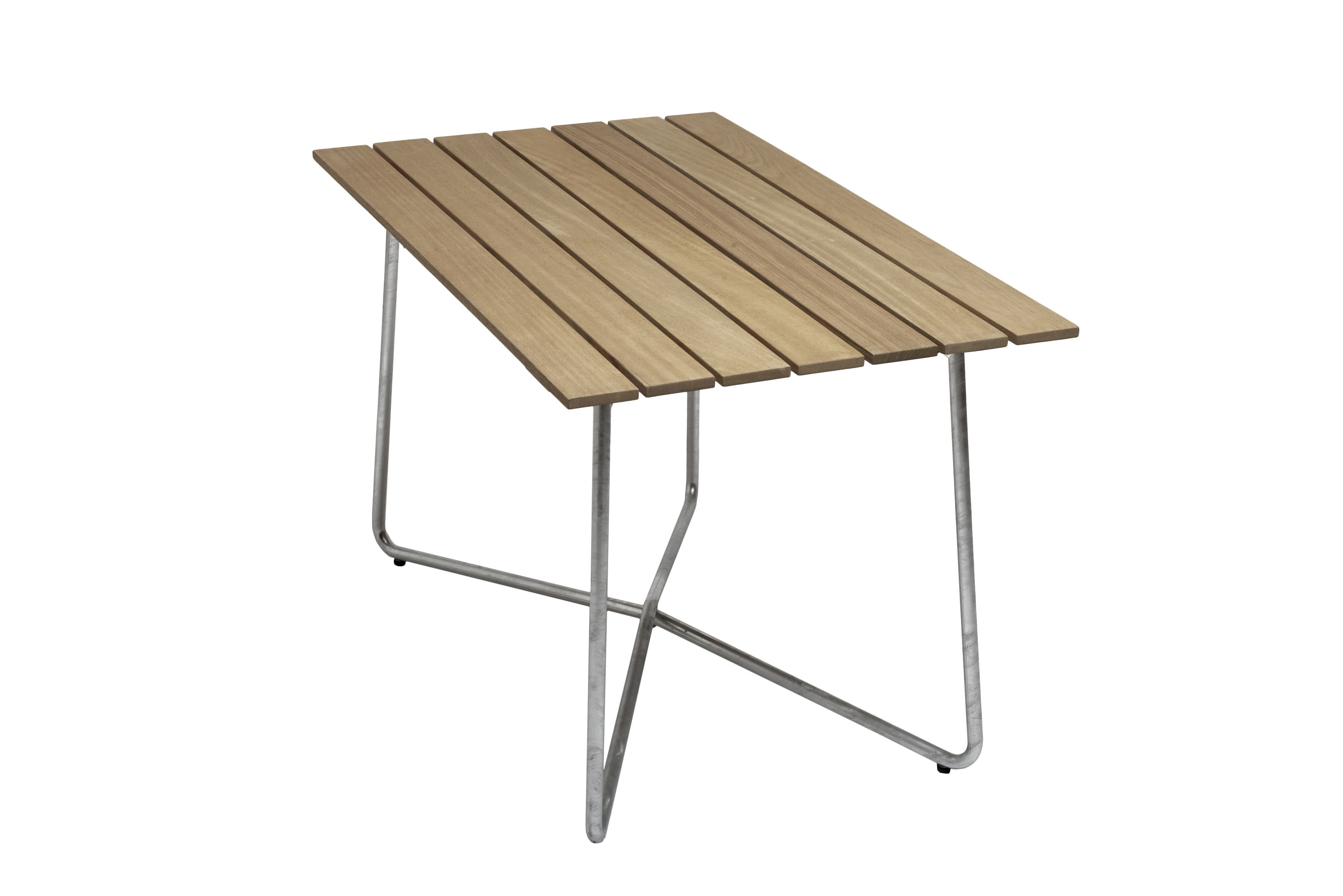 Grythyttan Stålmöbler Bord B25A Oljad ek/galvat 120 x 70 cm
