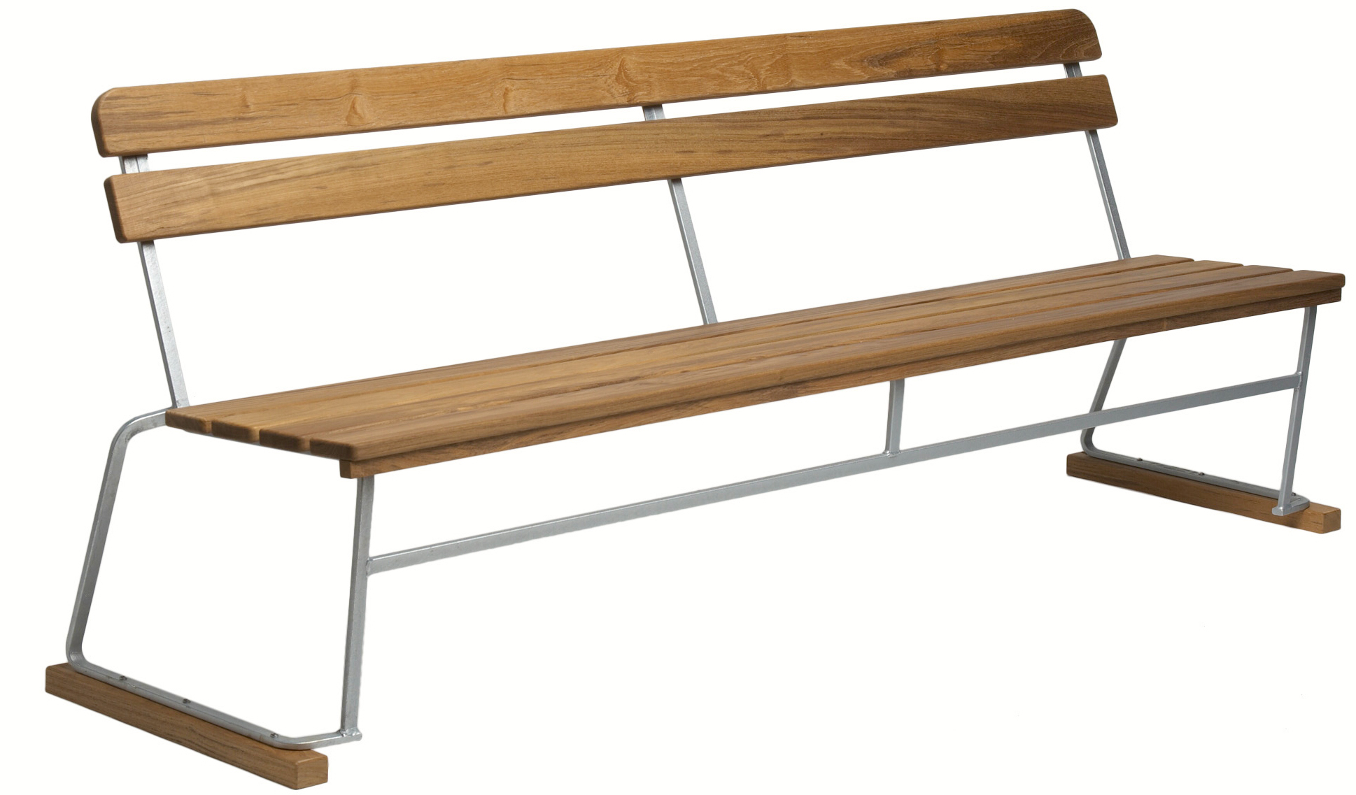 Grythyttan Stålmöbler Soffa 5 Teak/galvat