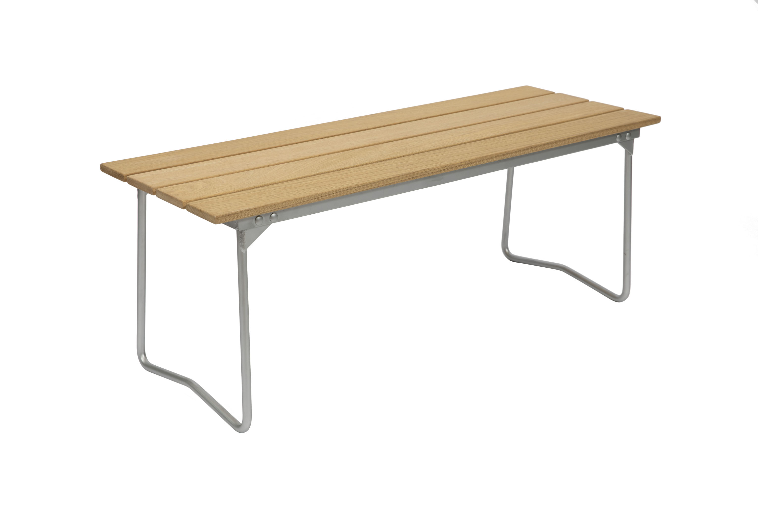 Grythyttan Stålmöbler Bänk 8 Oljad ek/galvat 110 x 40 cm