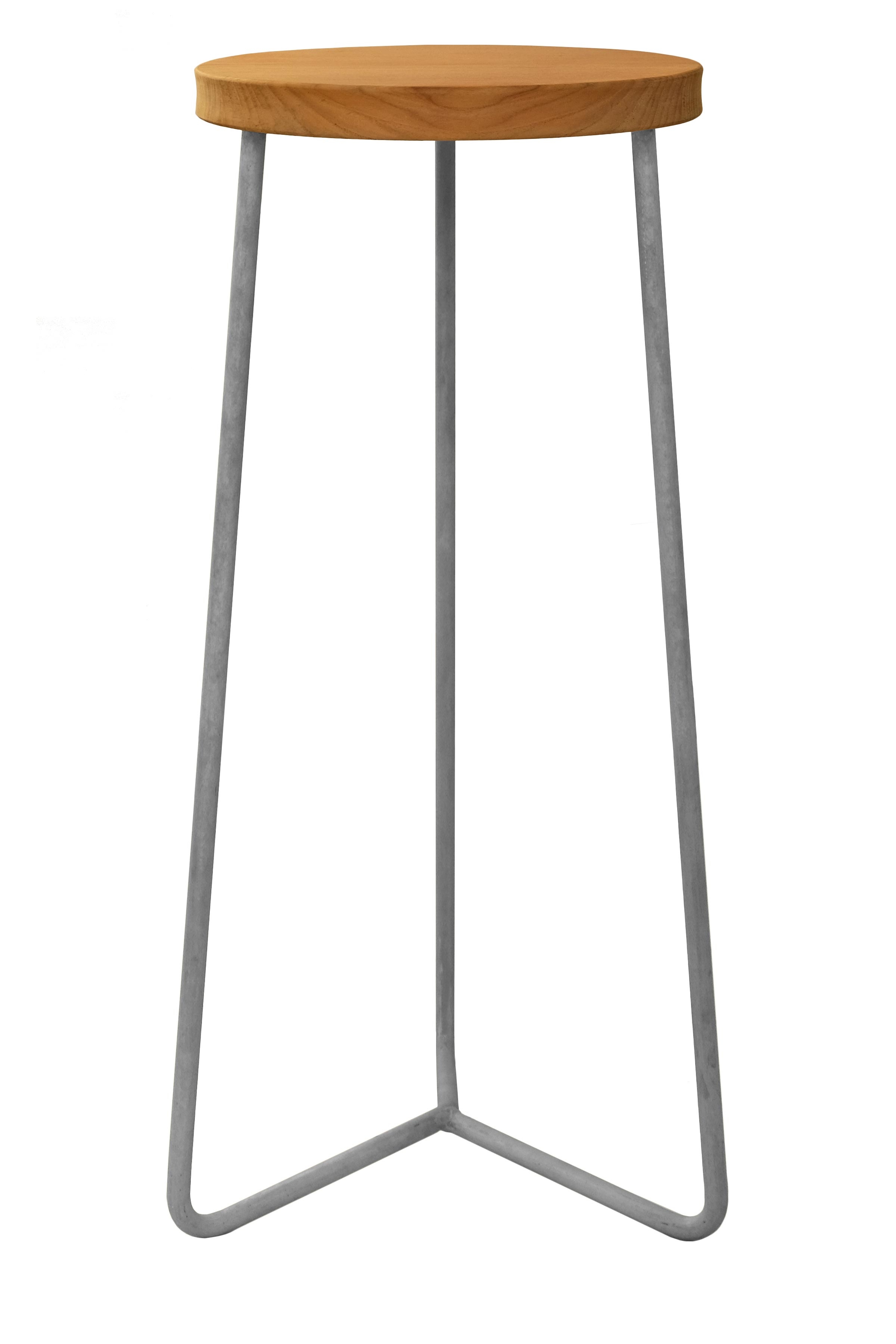 Grythyttan Stålmöbler Pall V1 Teak/galvat 31 cm