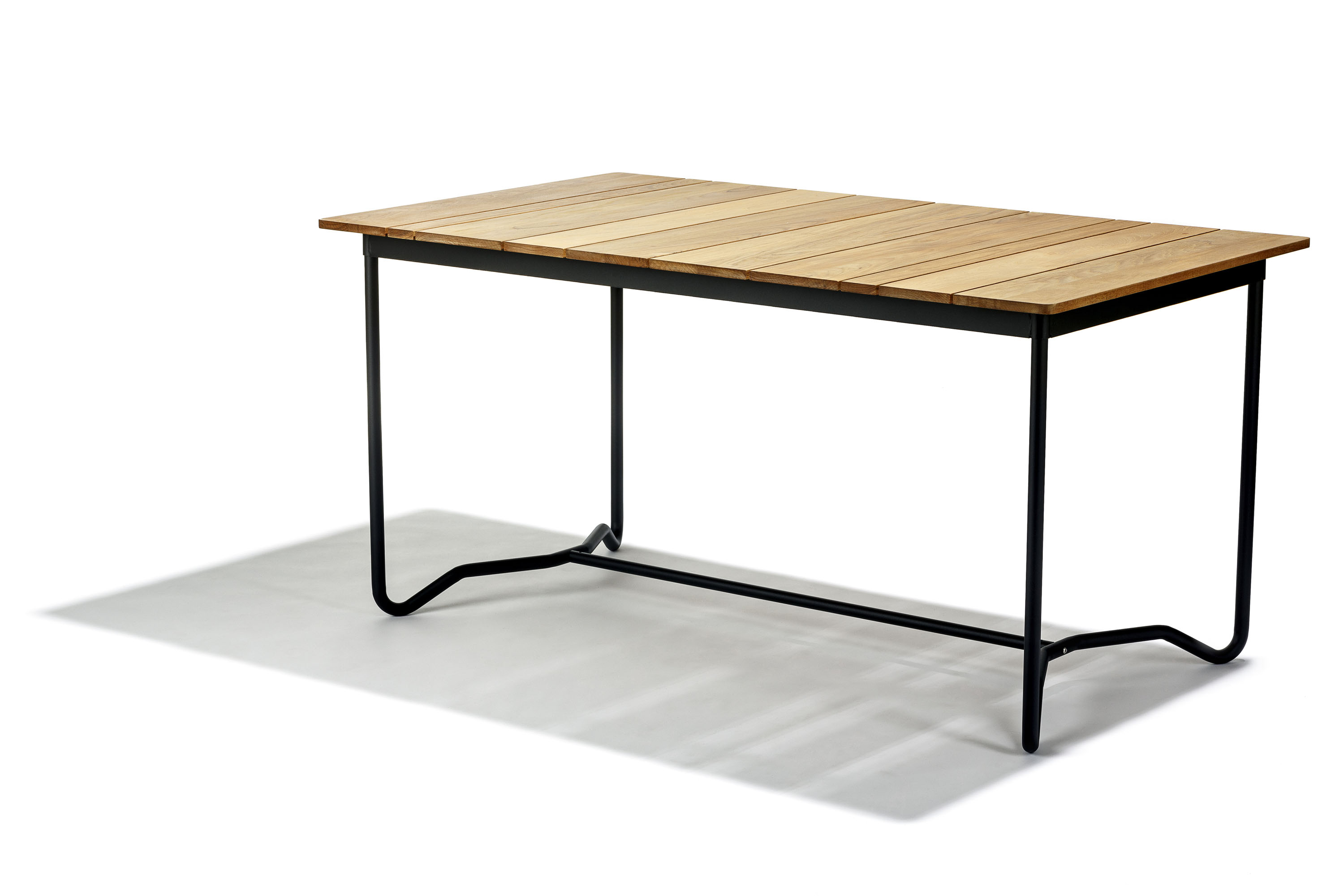 Skargaarden Grinda matbord Teak/svart 150 x 85 cm