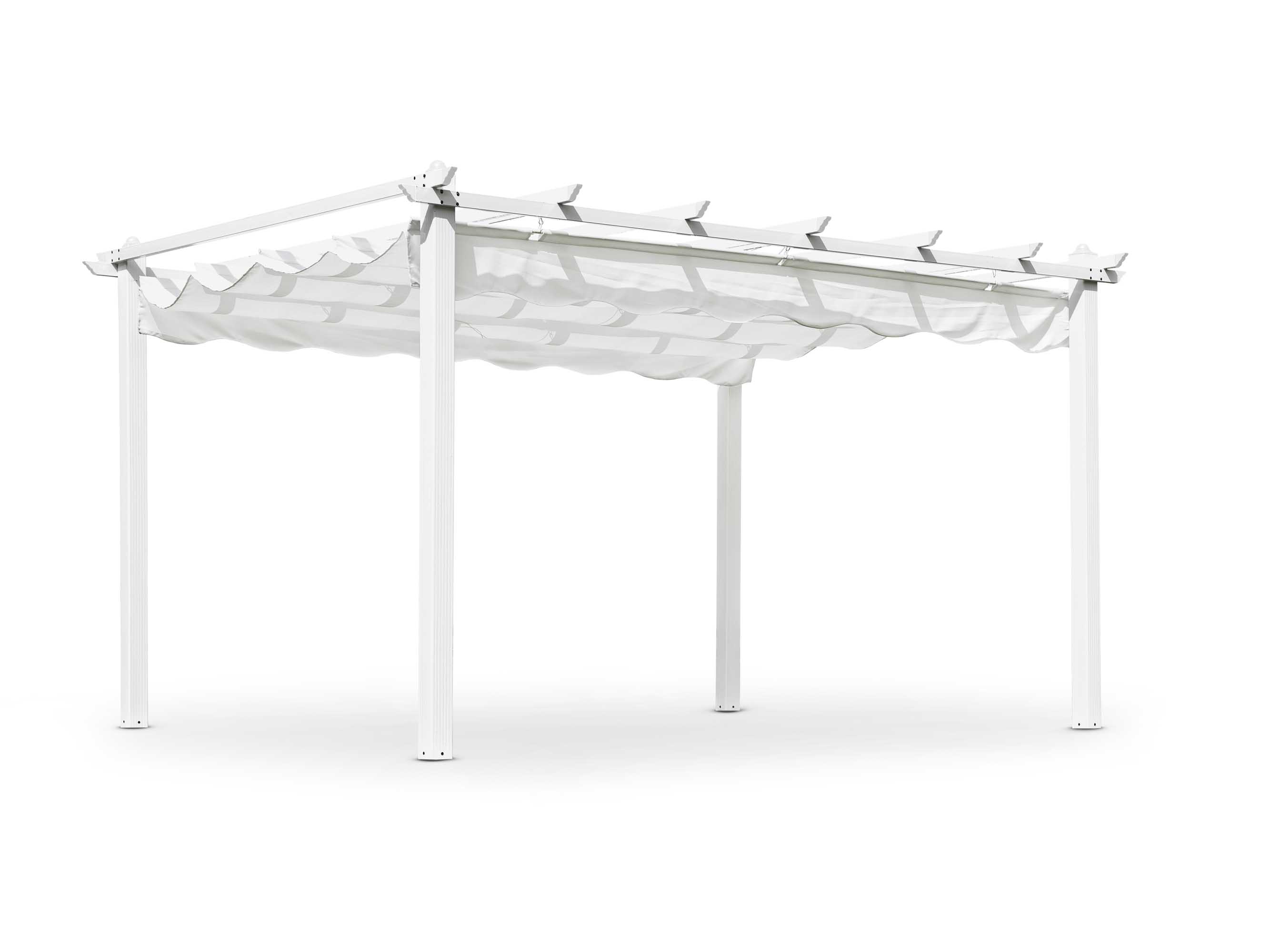 Hillerstorp Pergolux paviljong Vit 300 x 400 cm