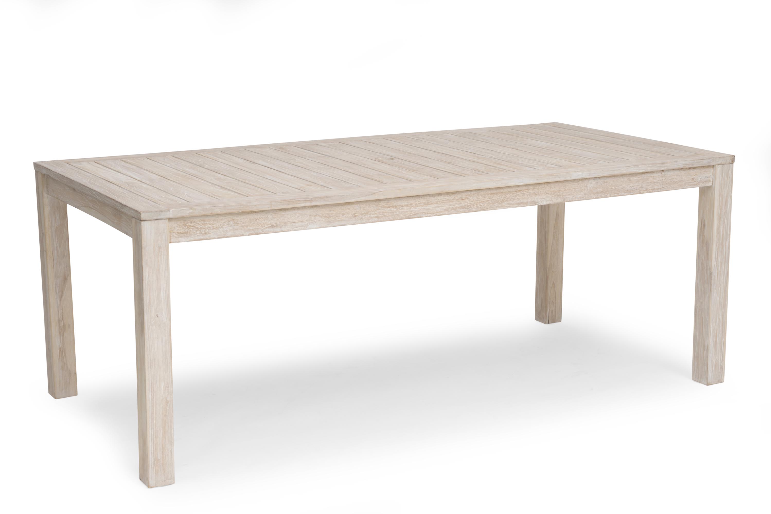 Hillerstorp Wellington matbord Vitkalkad teak 200 x 100 cm