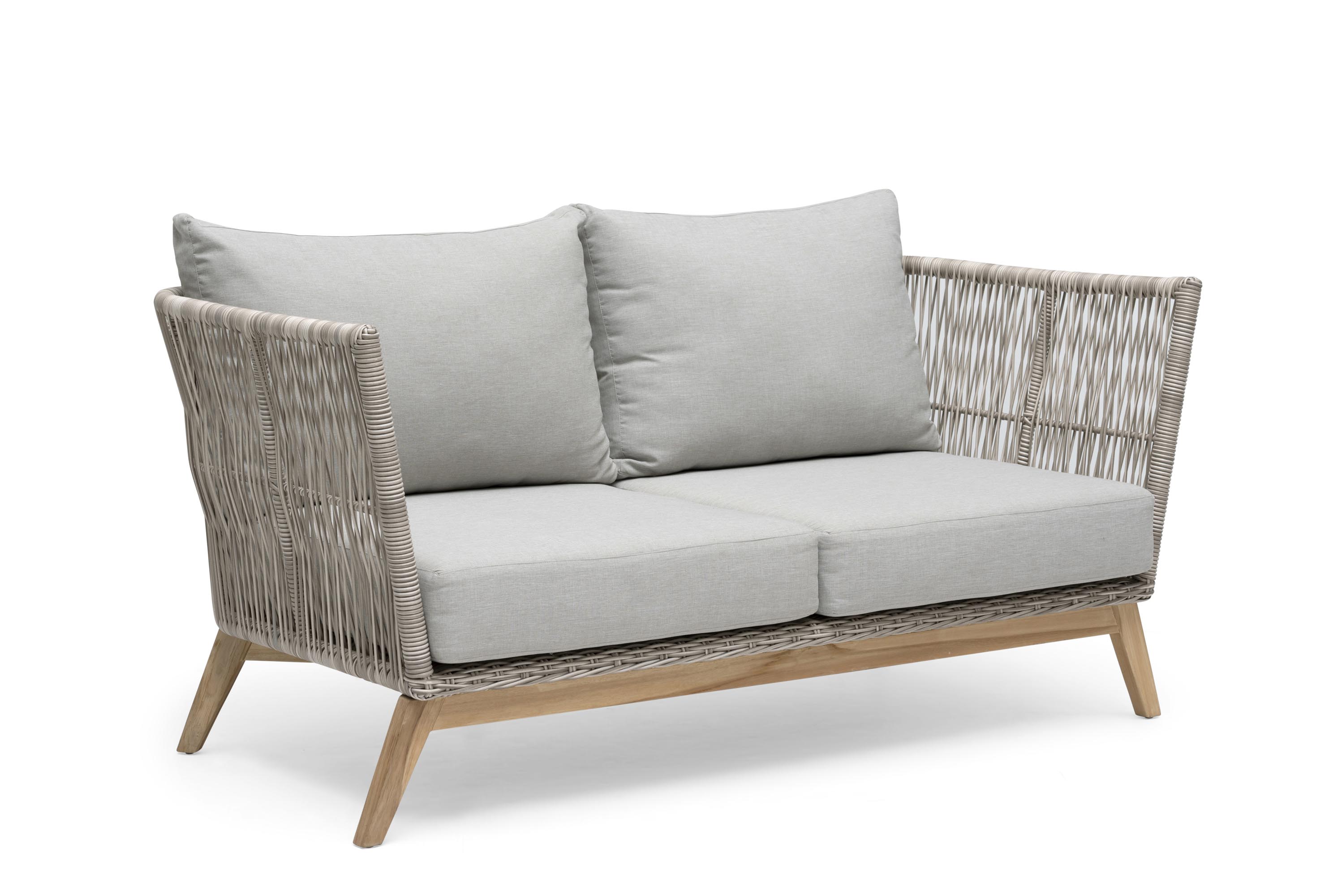 Hillerstorp Himmelsnäs 2-sitssoffa Beige med beige dynor