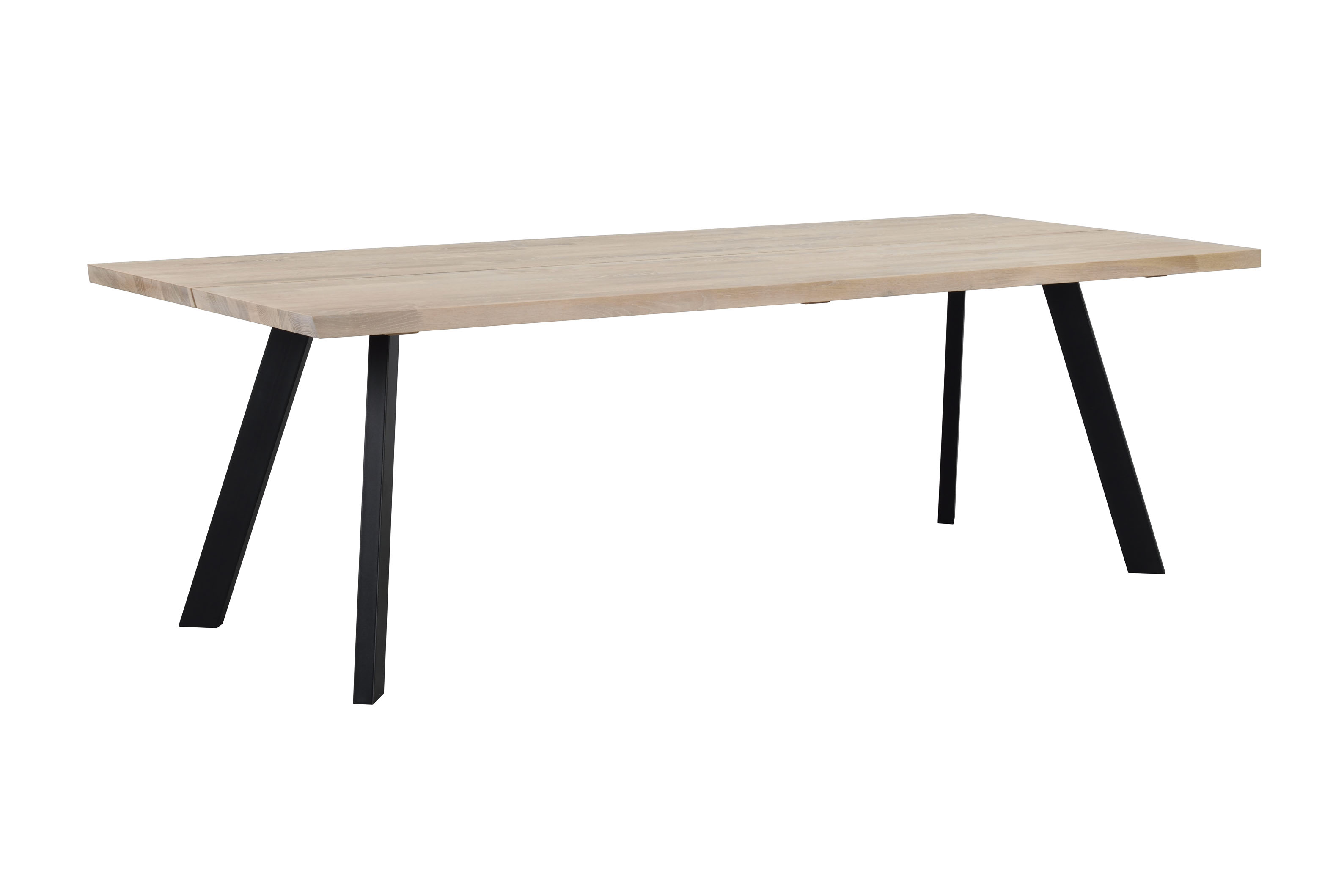 Rowico Home Fred matbord Vitpigmenterad/svart 240 x 100 cm