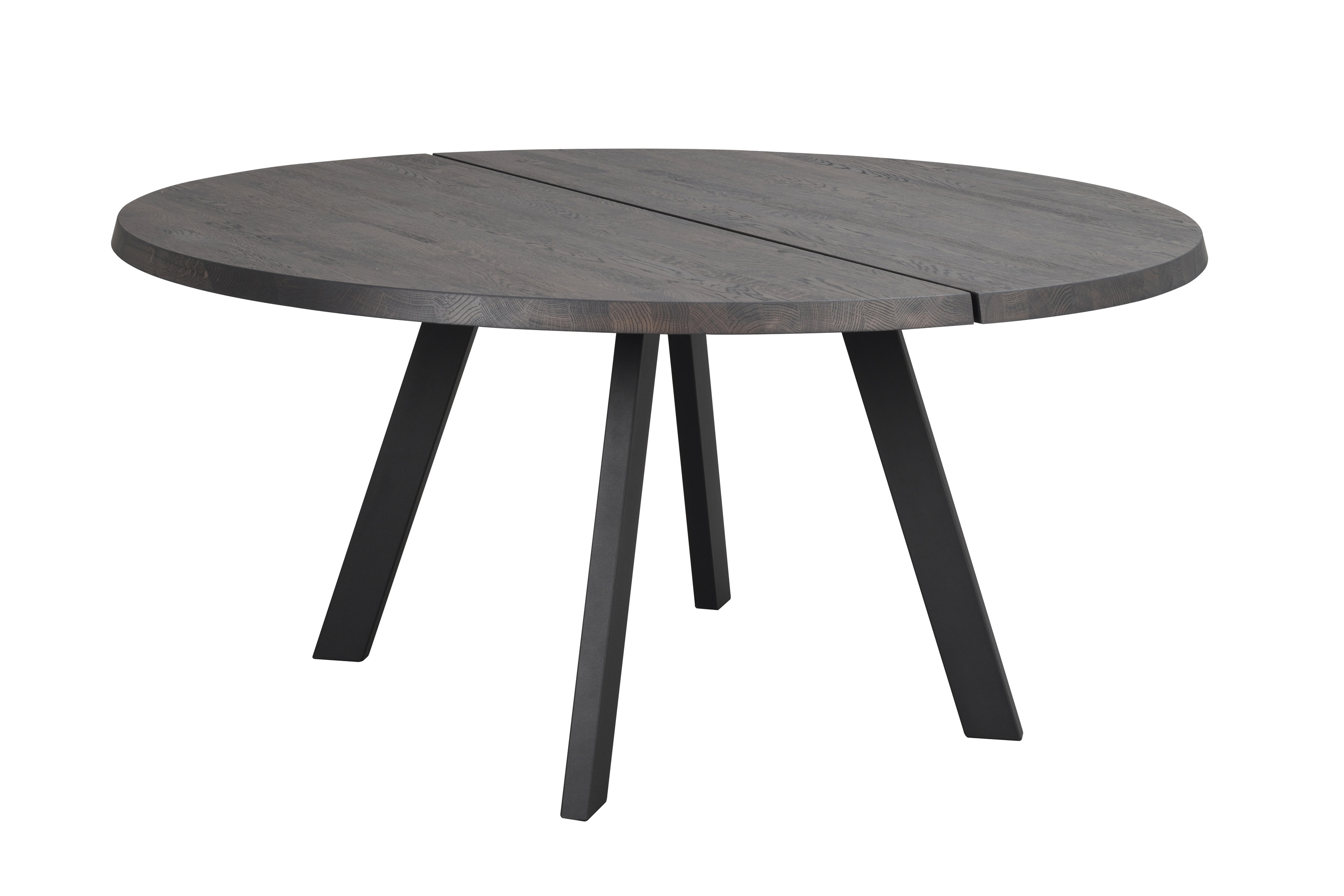 Rowico Home Fred matbord Mörkbrun ek/svart 160 cm