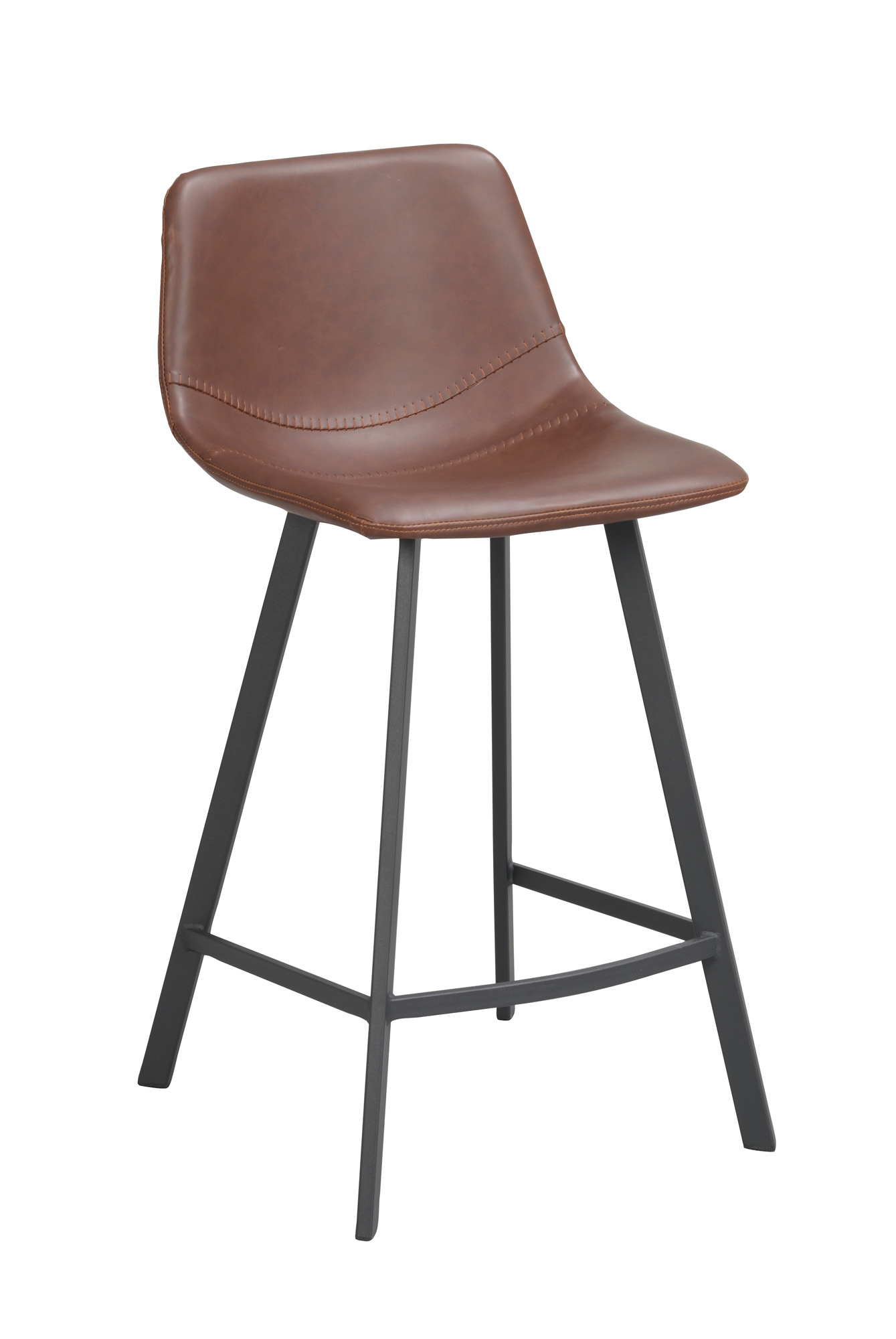 Rowico Home Auburn barstol Brunt konstläder/svart