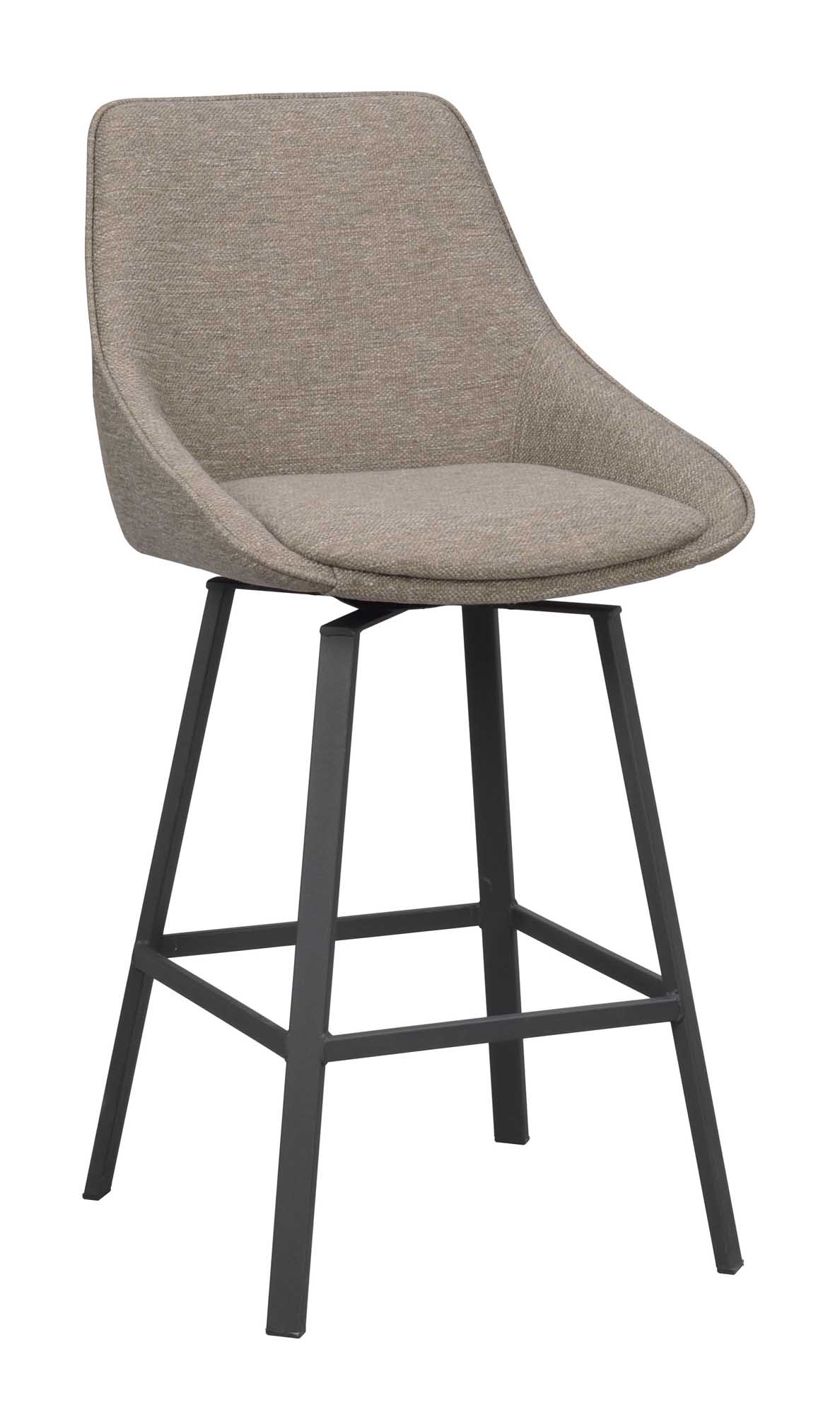 Rowico Home Alison barstol Mörkbeige/svart