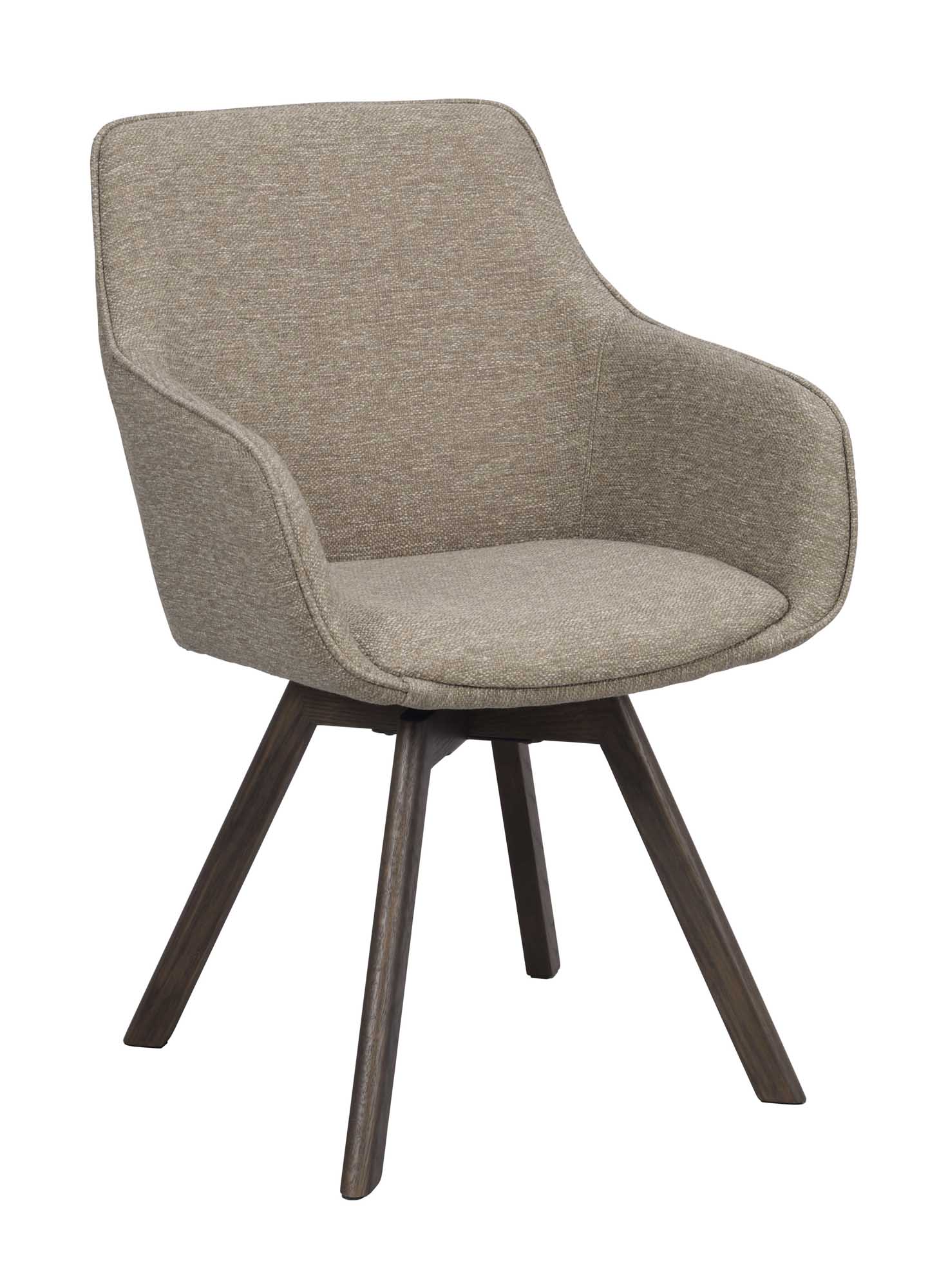 Rowico Home Alison karmstol Mörkbeige/brun