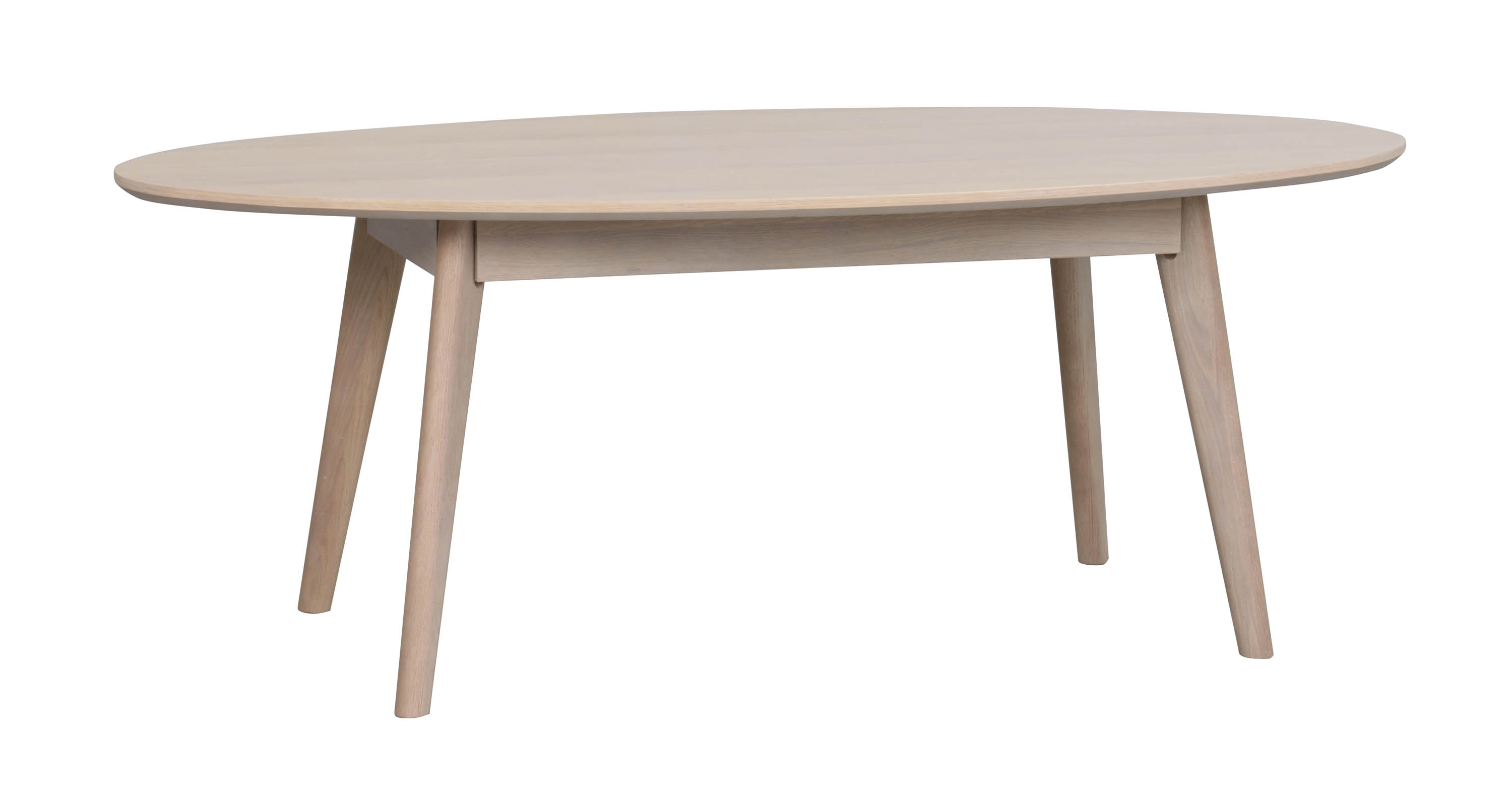Rowico Home Yumi soffbord Lackad vitpigmenterad fanérad ek 130 x 65 cm