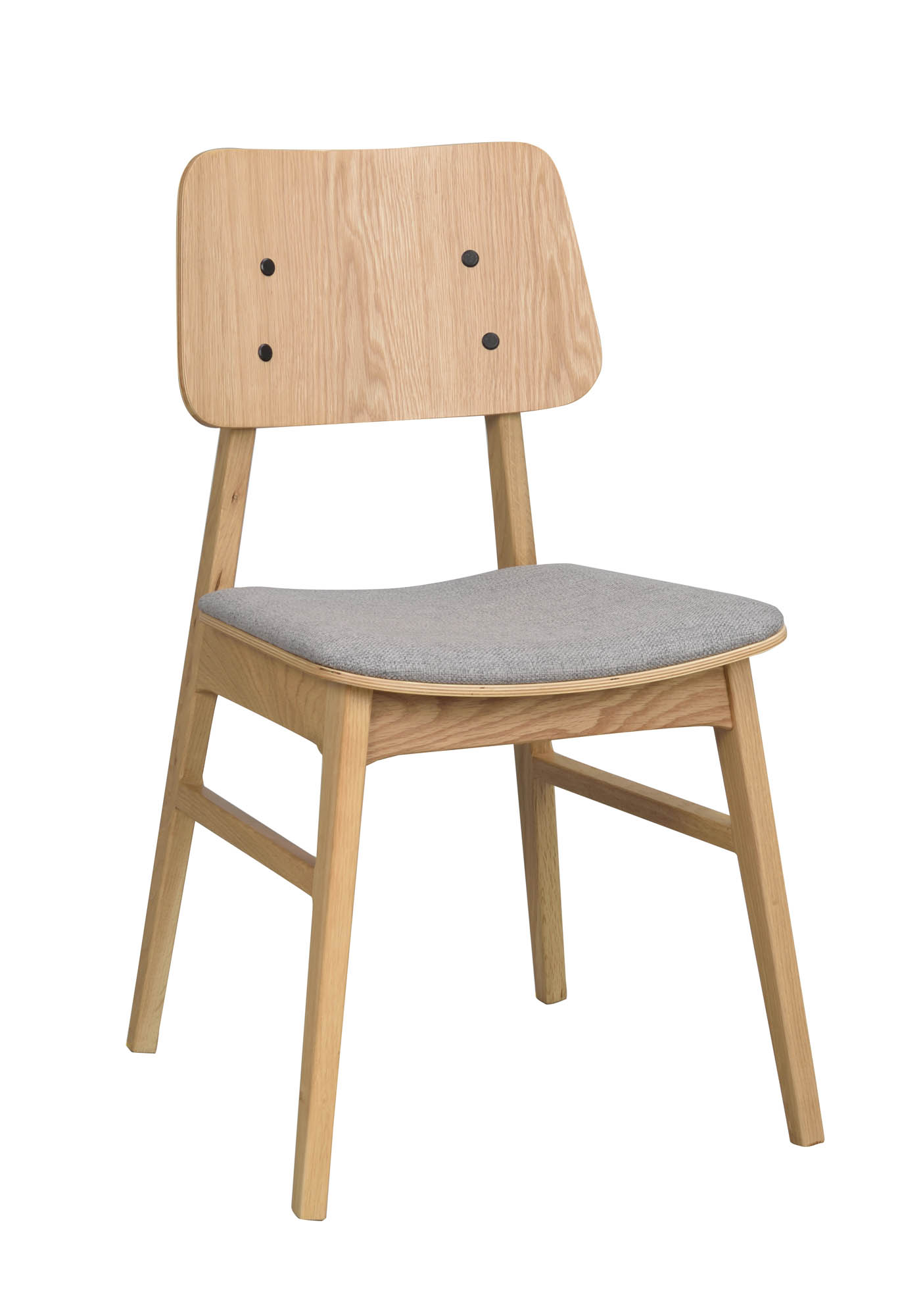 Rowico Home Nagano stol Ljusgrå Textil/natur