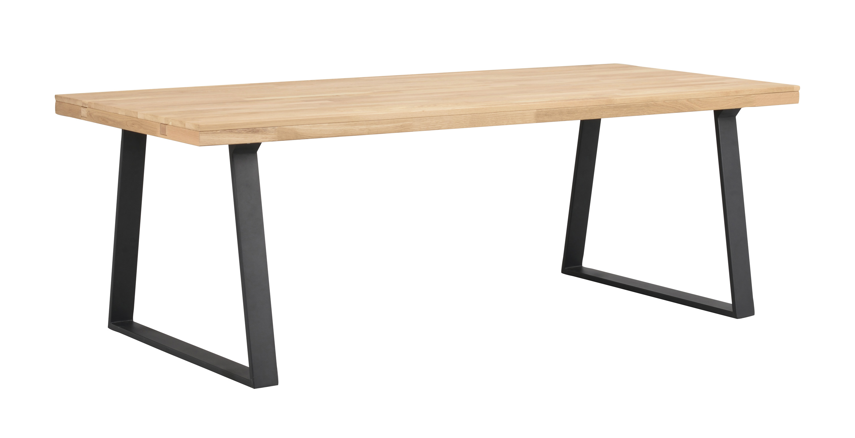Rowico Home Brooklyn matbord Ek/svart 220 x 95 cm
