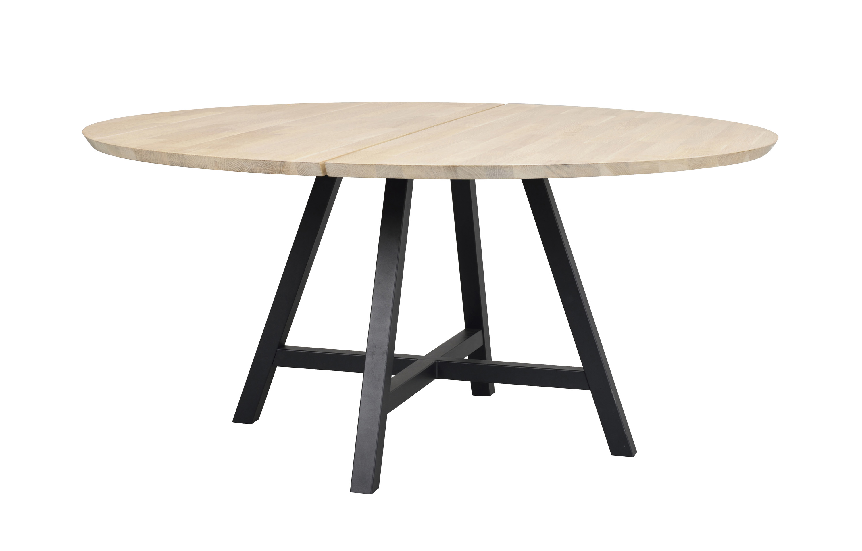 Rowico Home Carradale matbord Vitpigmenterad ek 150 x 150 cm