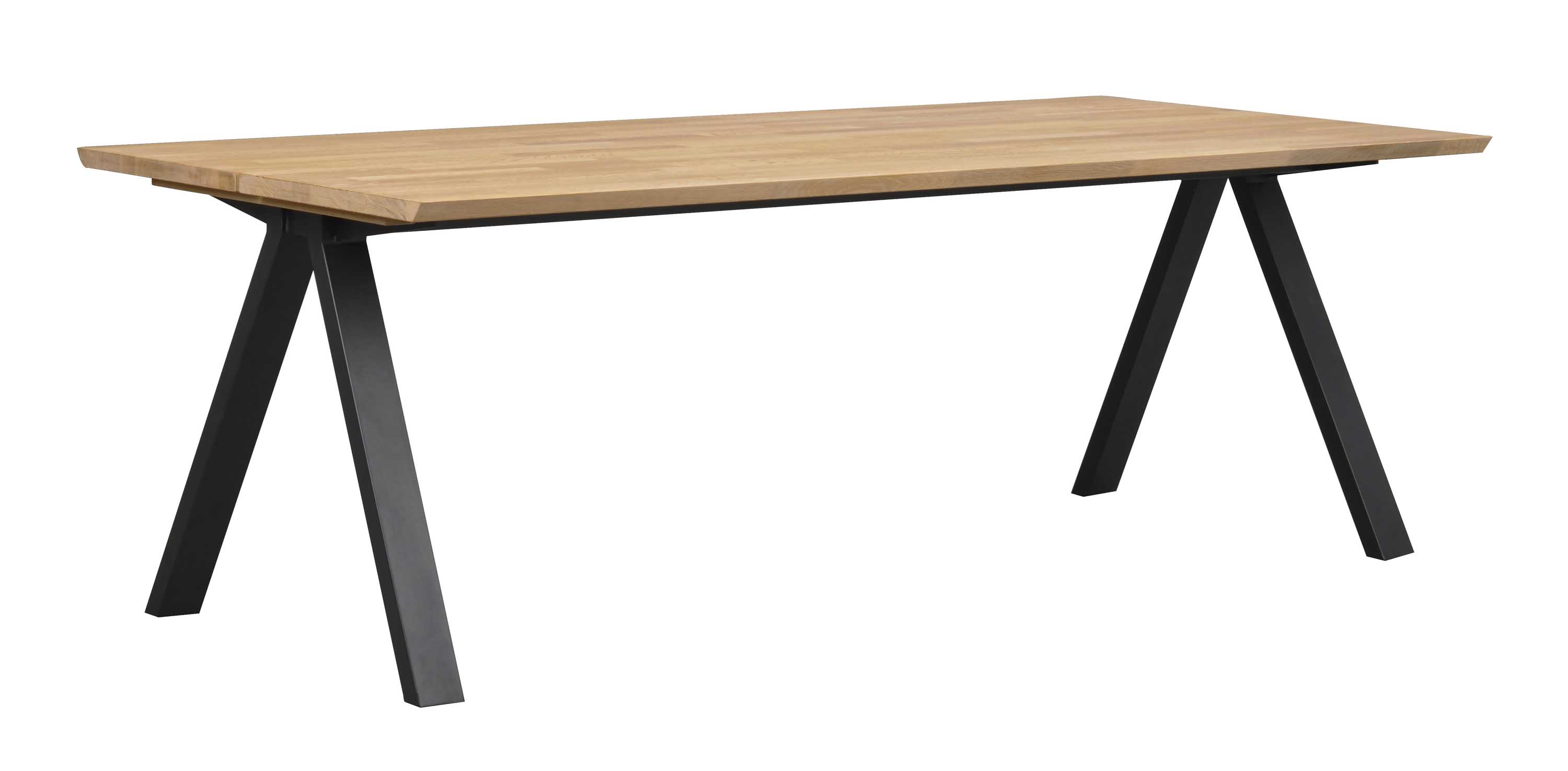 Rowico Home Carradale matbord Ek/svart 220 x 100 cm