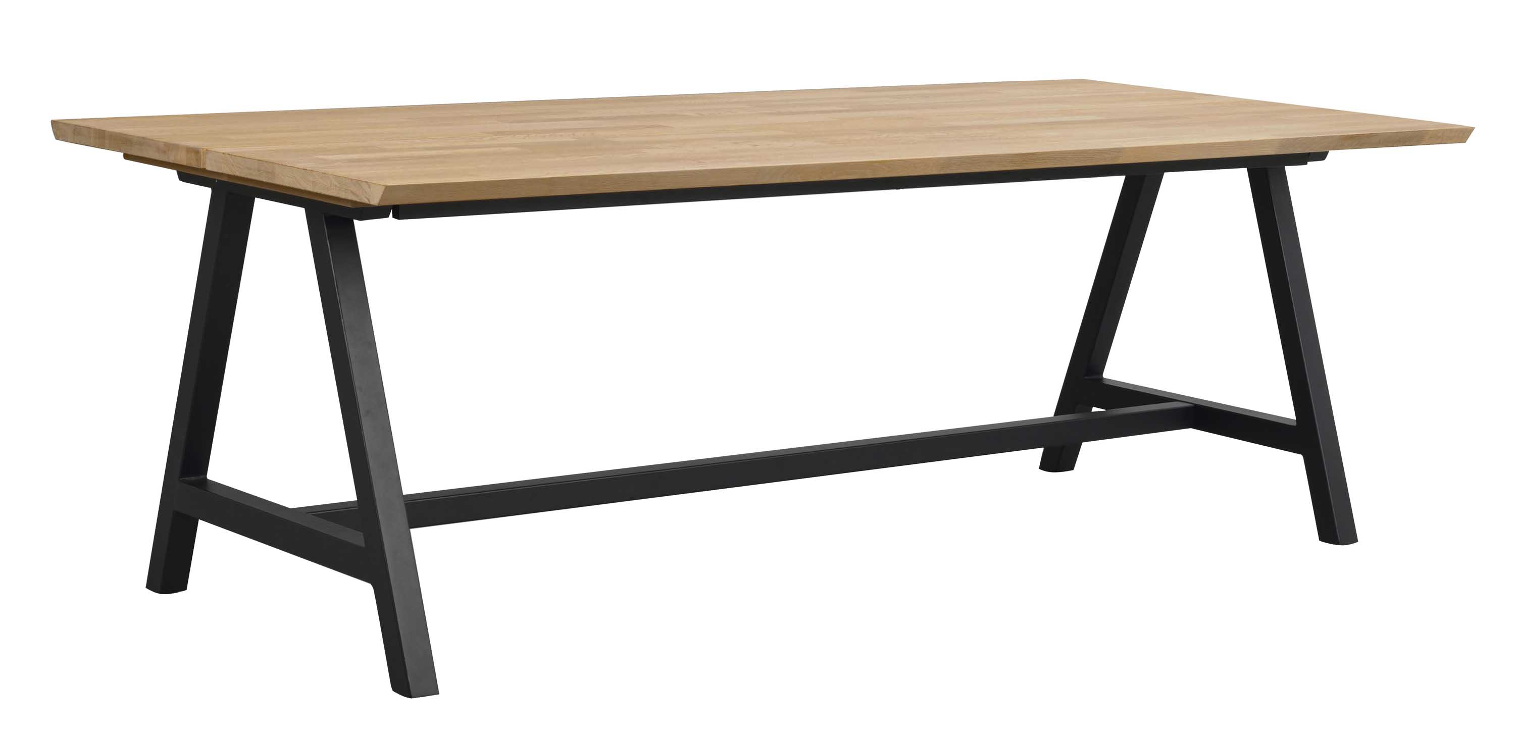 Rowico Home Carradale matbord Ek/svart 220 x 100 cm