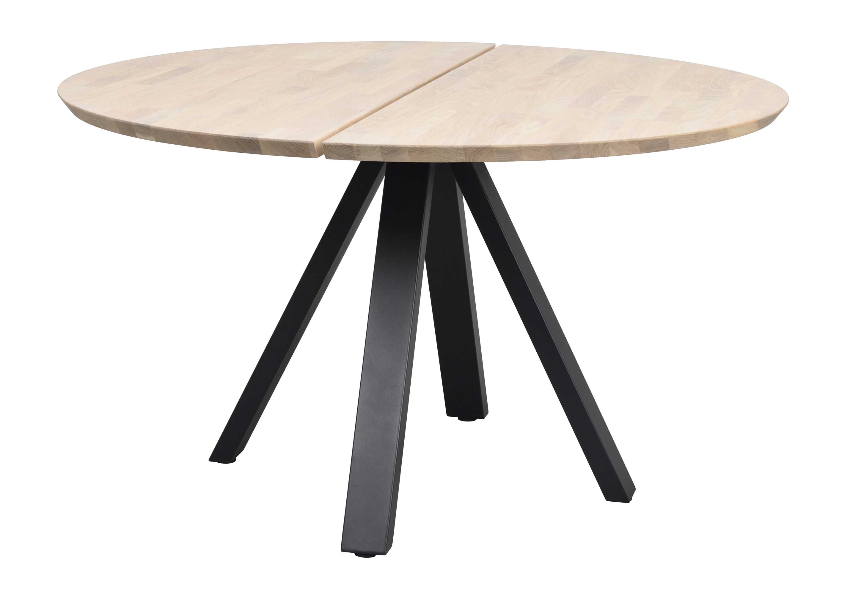 Rowico Home Carradale matbord Vitpigmenterad/svart 130 cm