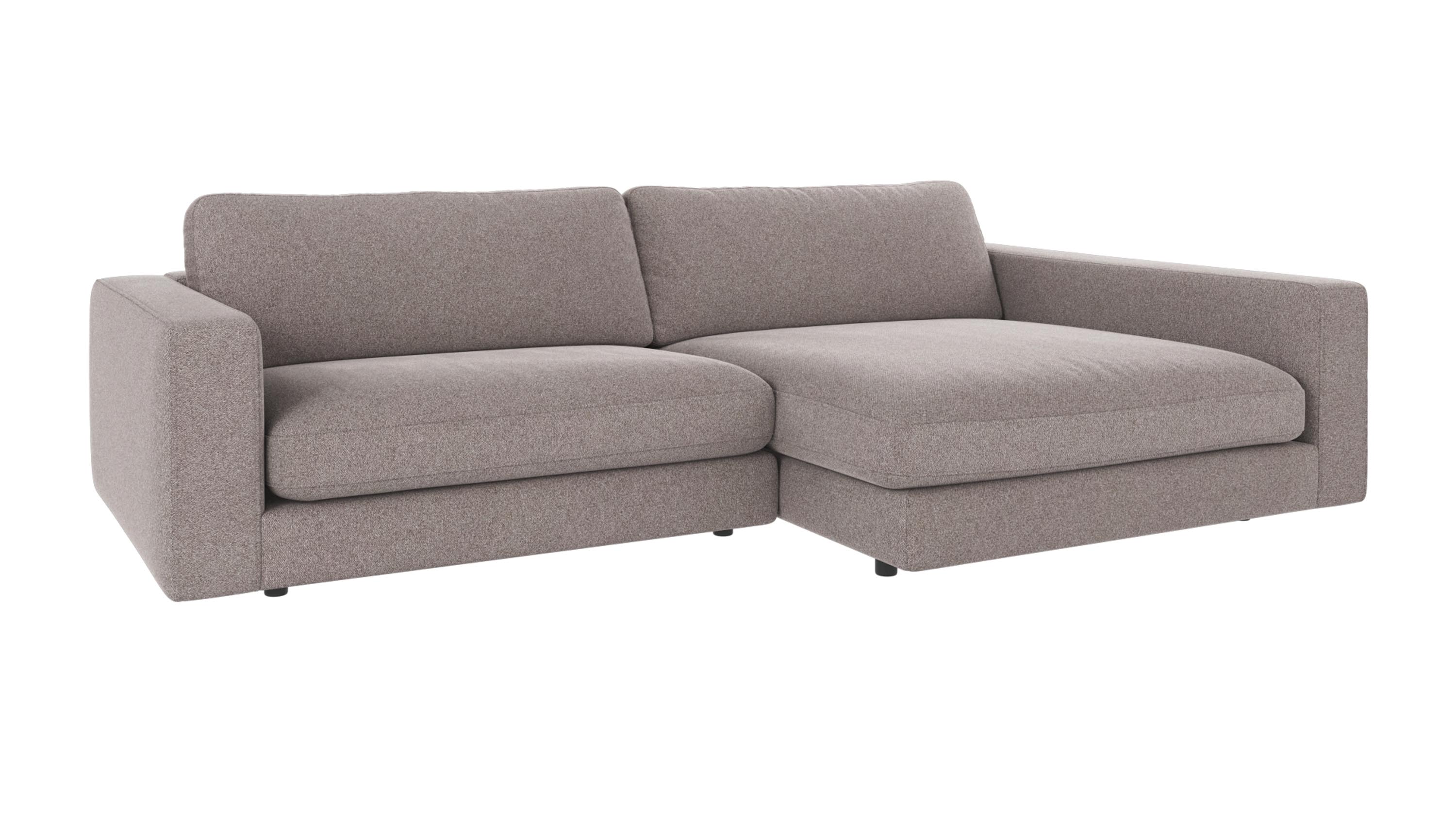 Rowico Home Duncan 3-sitssoffa med schäslong H Greige (Brenda 7) 258 x 150 x 78 cm
