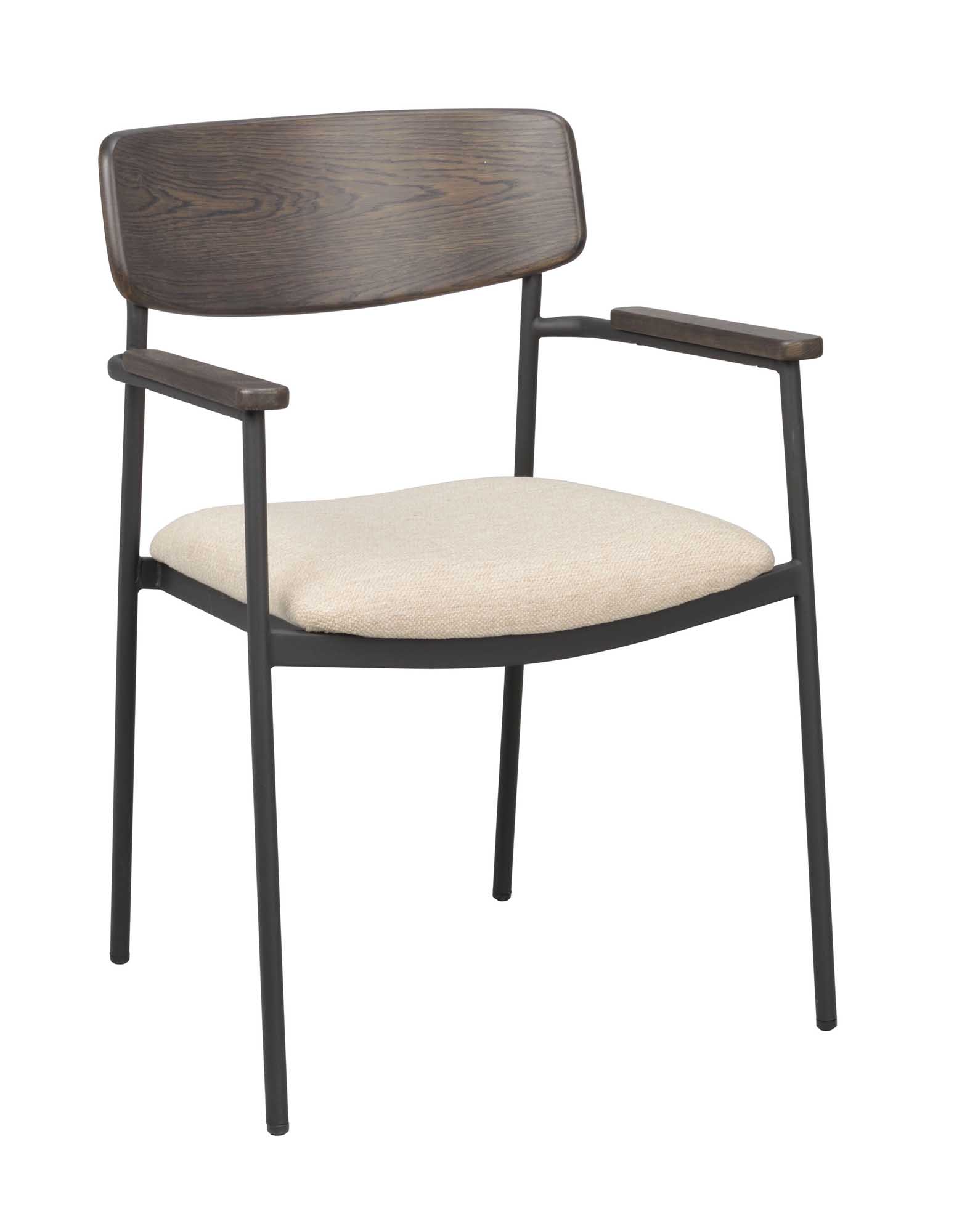 Rowico Home Maymont karmstol Ljusbeige/brun ek