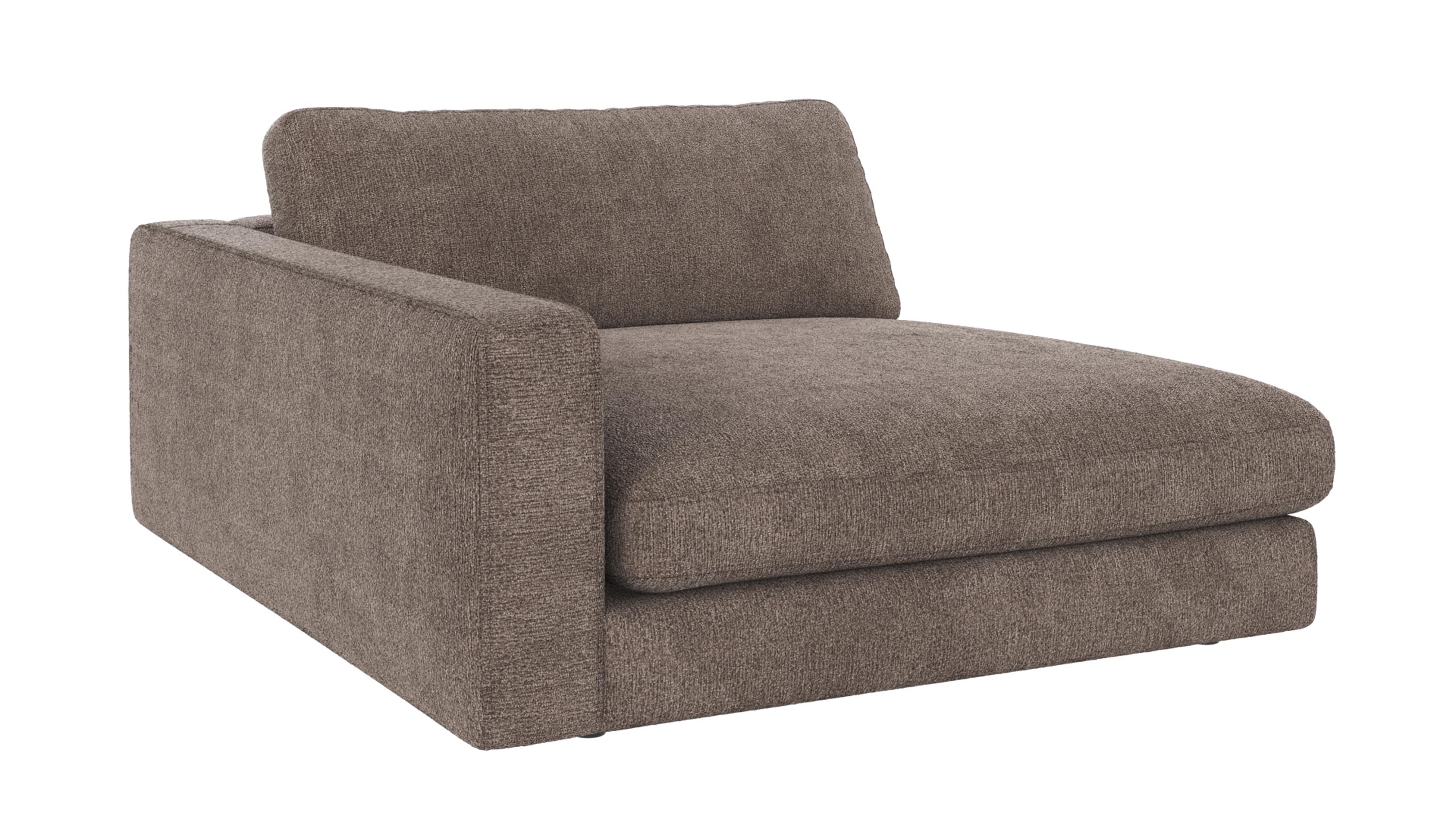 Rowico Home Duncan 1,5-sitsschäslong V Mörkbeige (Greg 7) 129 x 150 x 78 cm
