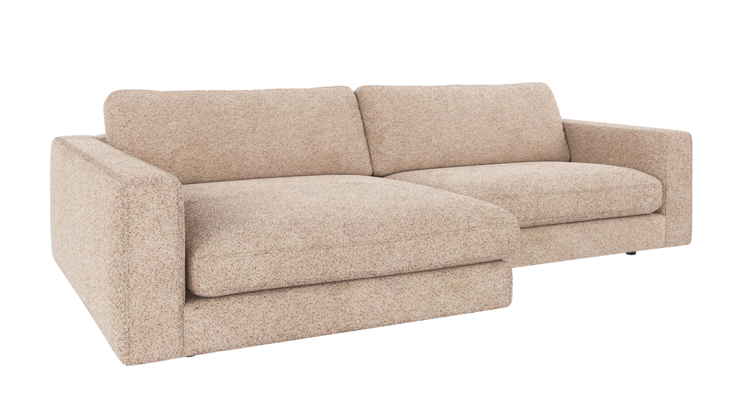 Rowico Home Duncan 3-sitssoffa med schäslong V Ljusbeige (Anna 2) 258 x 150 x 78 cm