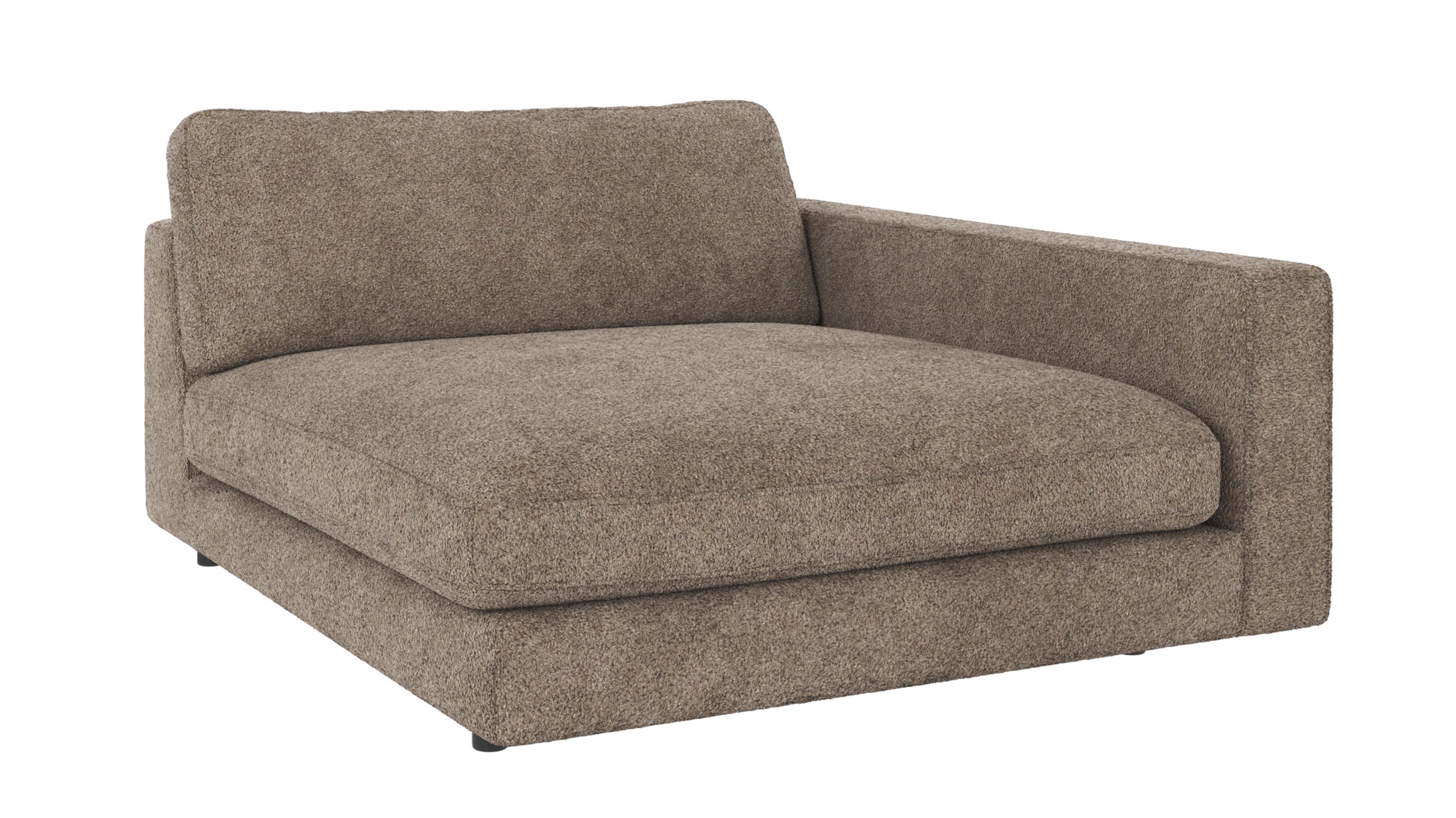 Rowico Home Duncan 1,5-sitsschäslong H Mörkbeige (Anna 6) 129 x 150 x 78 cm