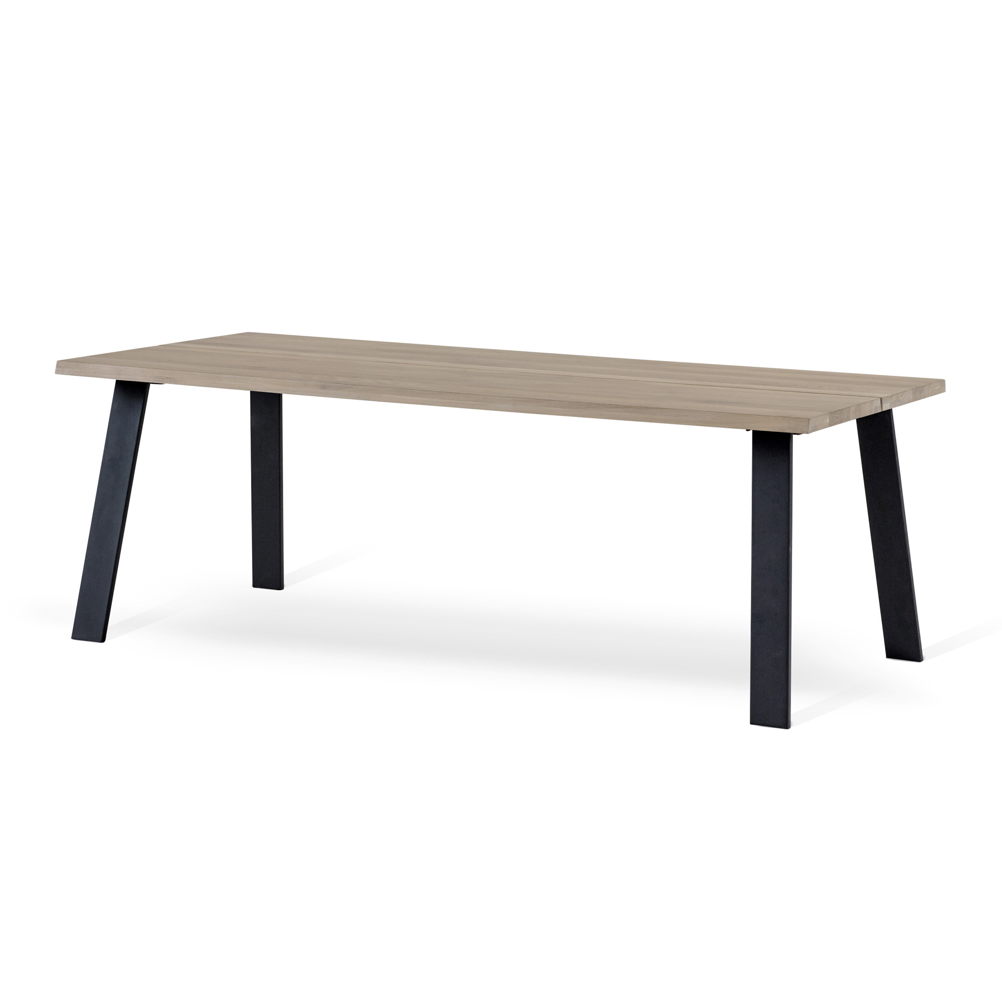 Torkelson Fleet matbord Vitoljad ek/svat 210 x 95 cm