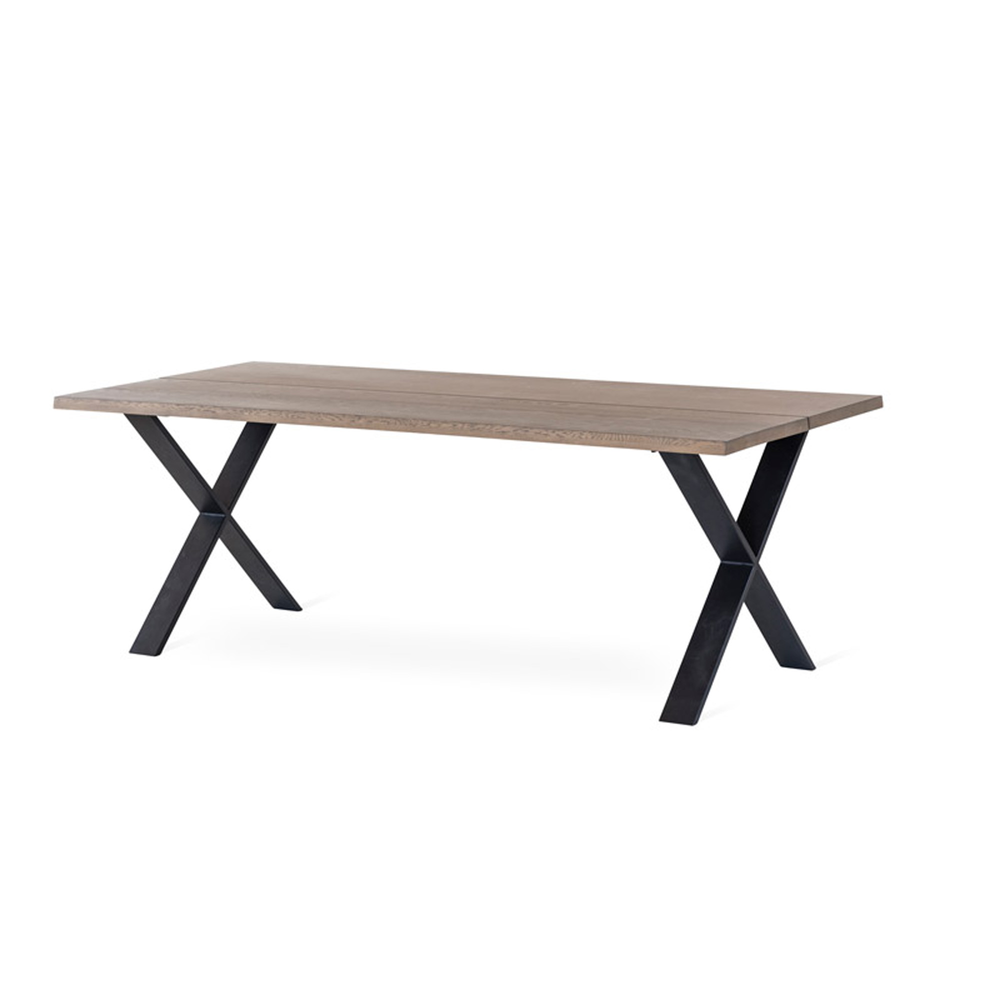 Torkelson Hope matbord Gråbetsad ek/svart 210 x 95 cm