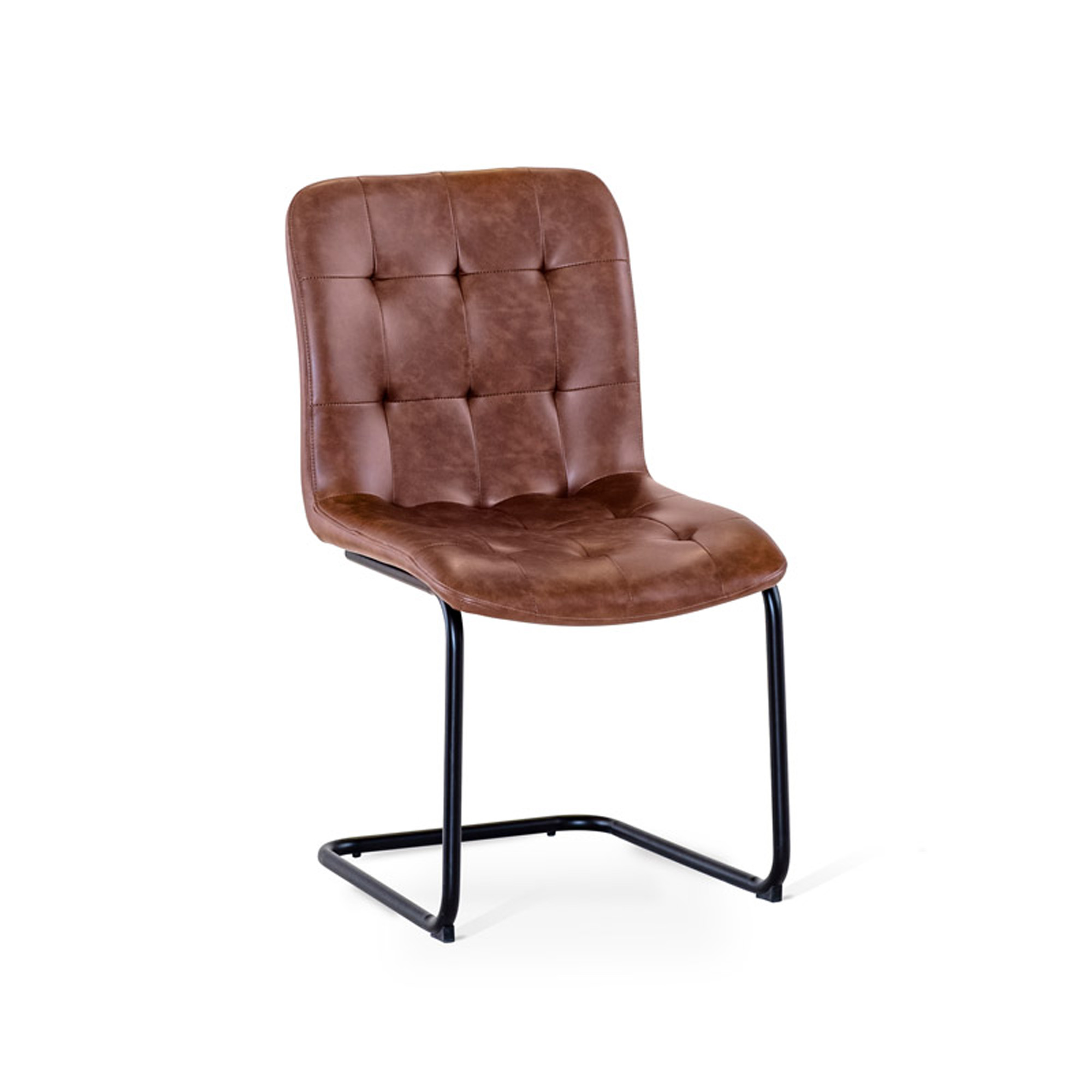 Torkelson Frank stol Brun PU/svart