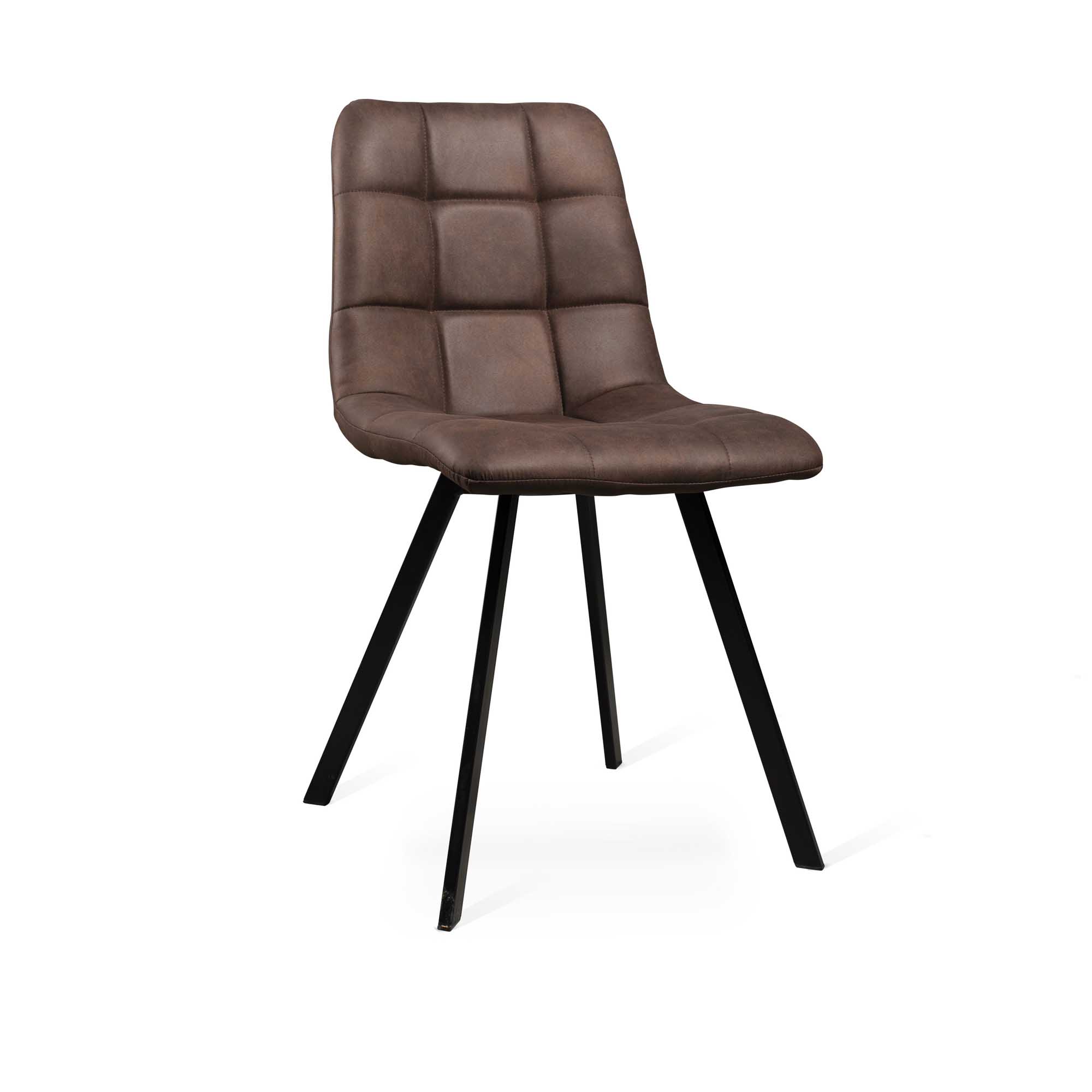 Torkelson Ruth stol Brun Textil/svart