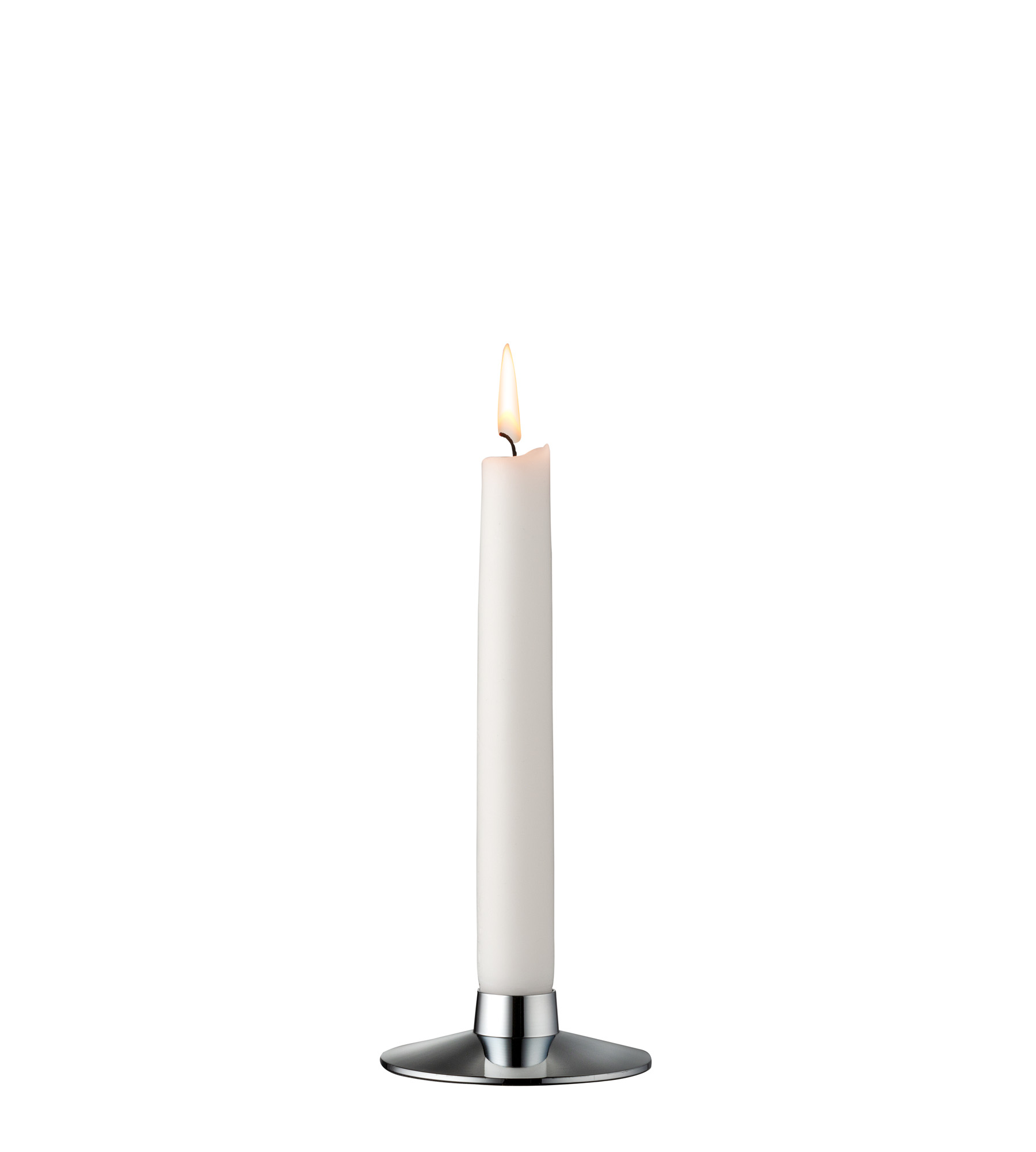 Curve ljusstake Chrome Plinth Lind DNA - utemöbler