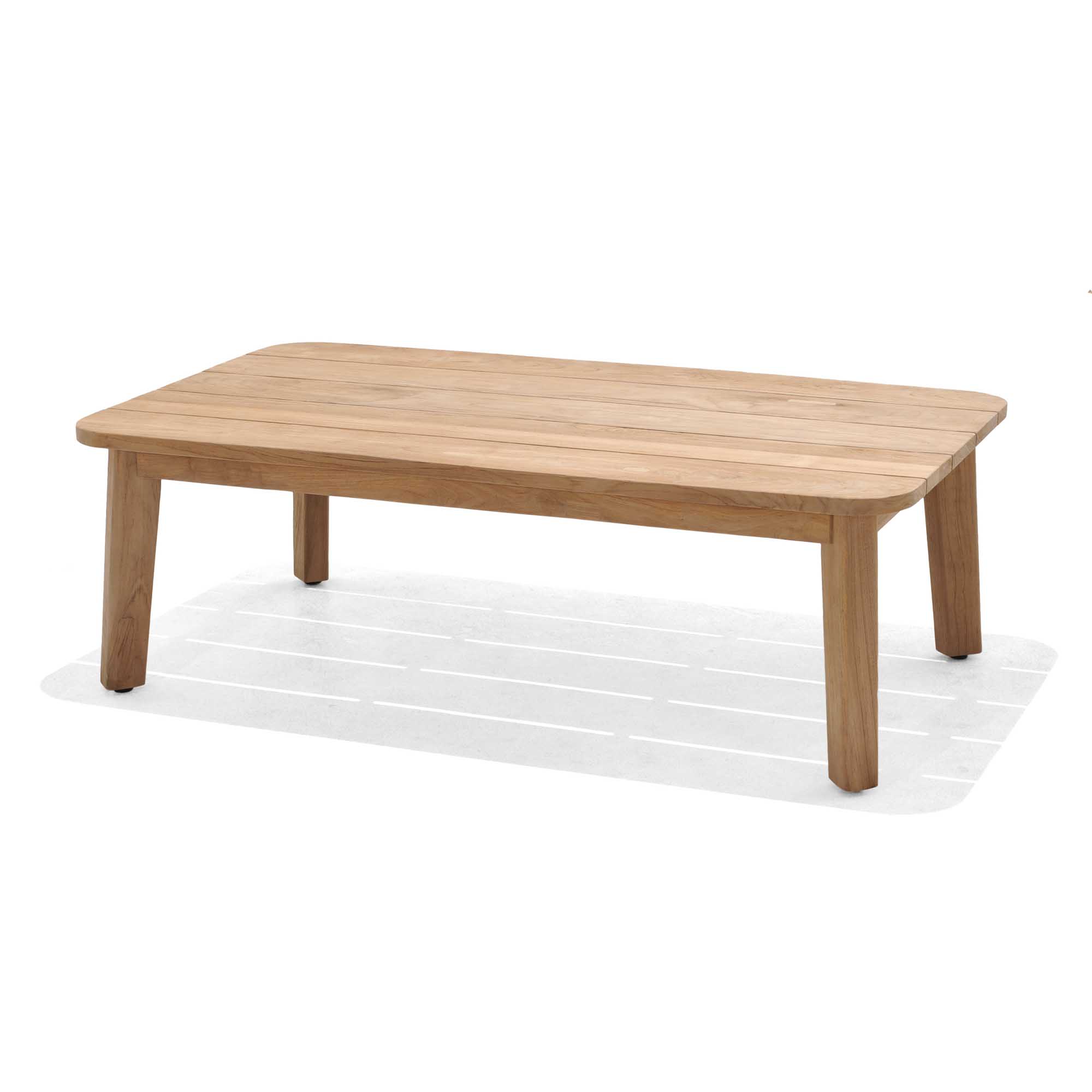 Lifestyle Garden Bahamas soffbord Teak 140 x 80 cm
