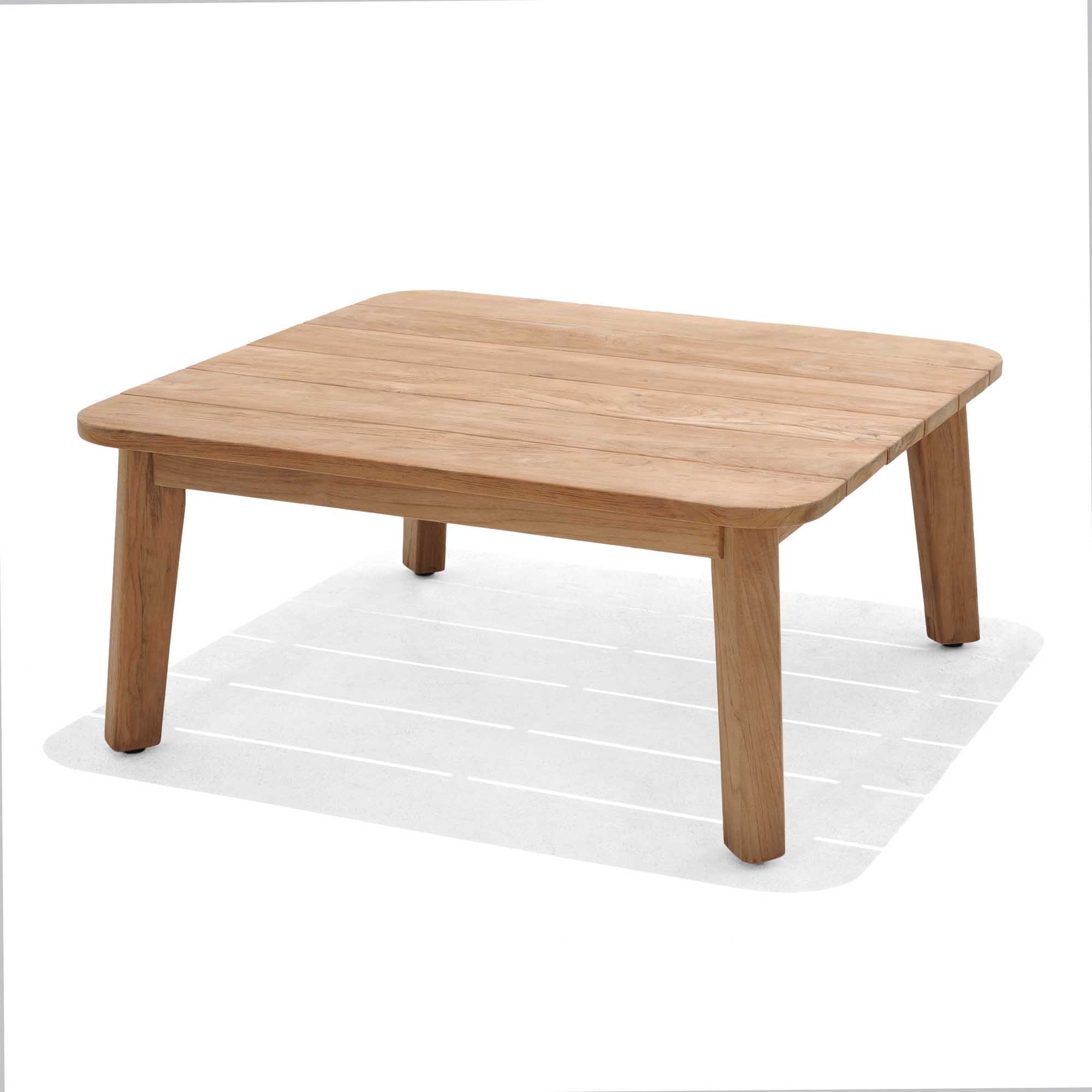 Lifestyle Garden Bahamas soffbord Teak 100 x 100 cm
