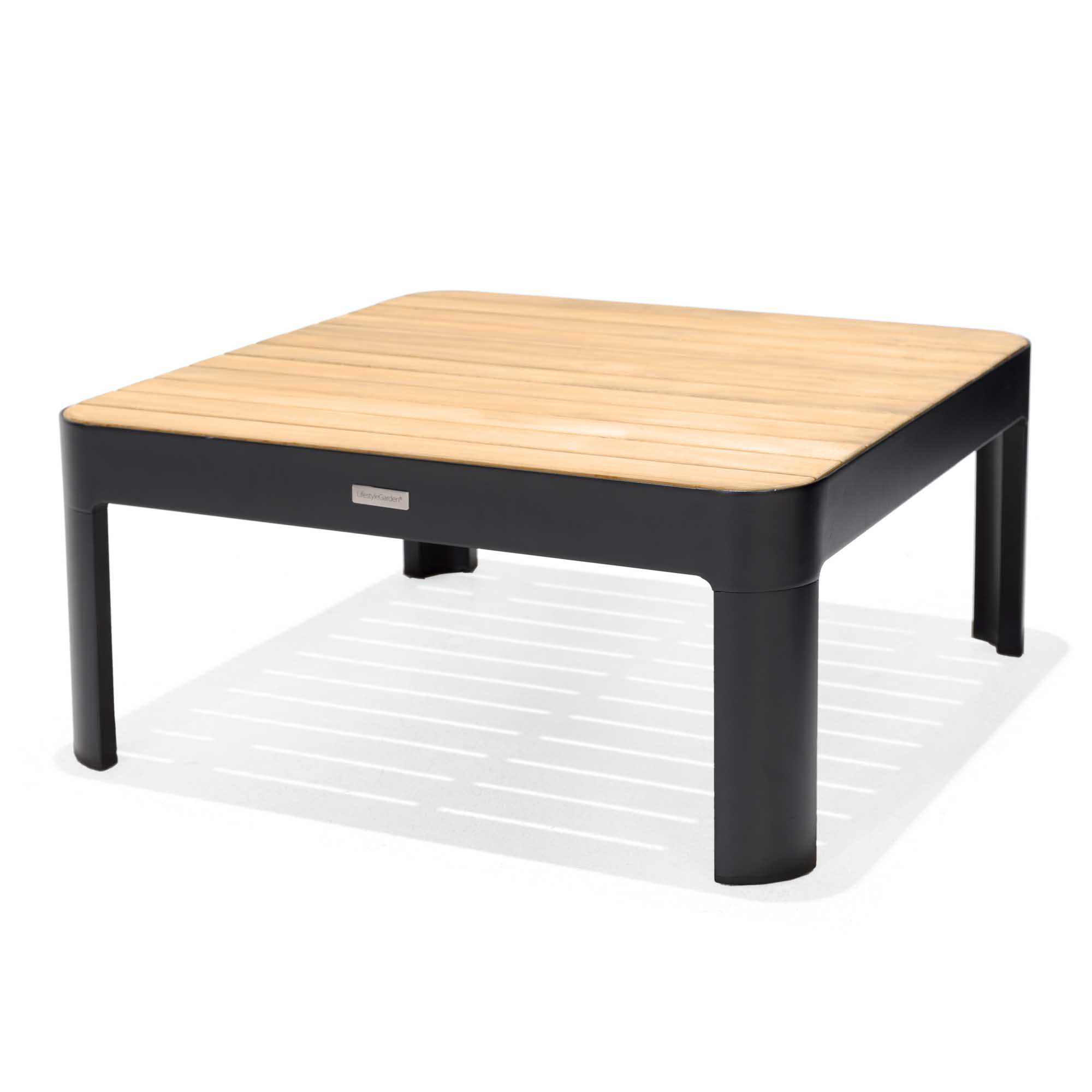 Lifestyle Garden Portals soffbord Teak/svart