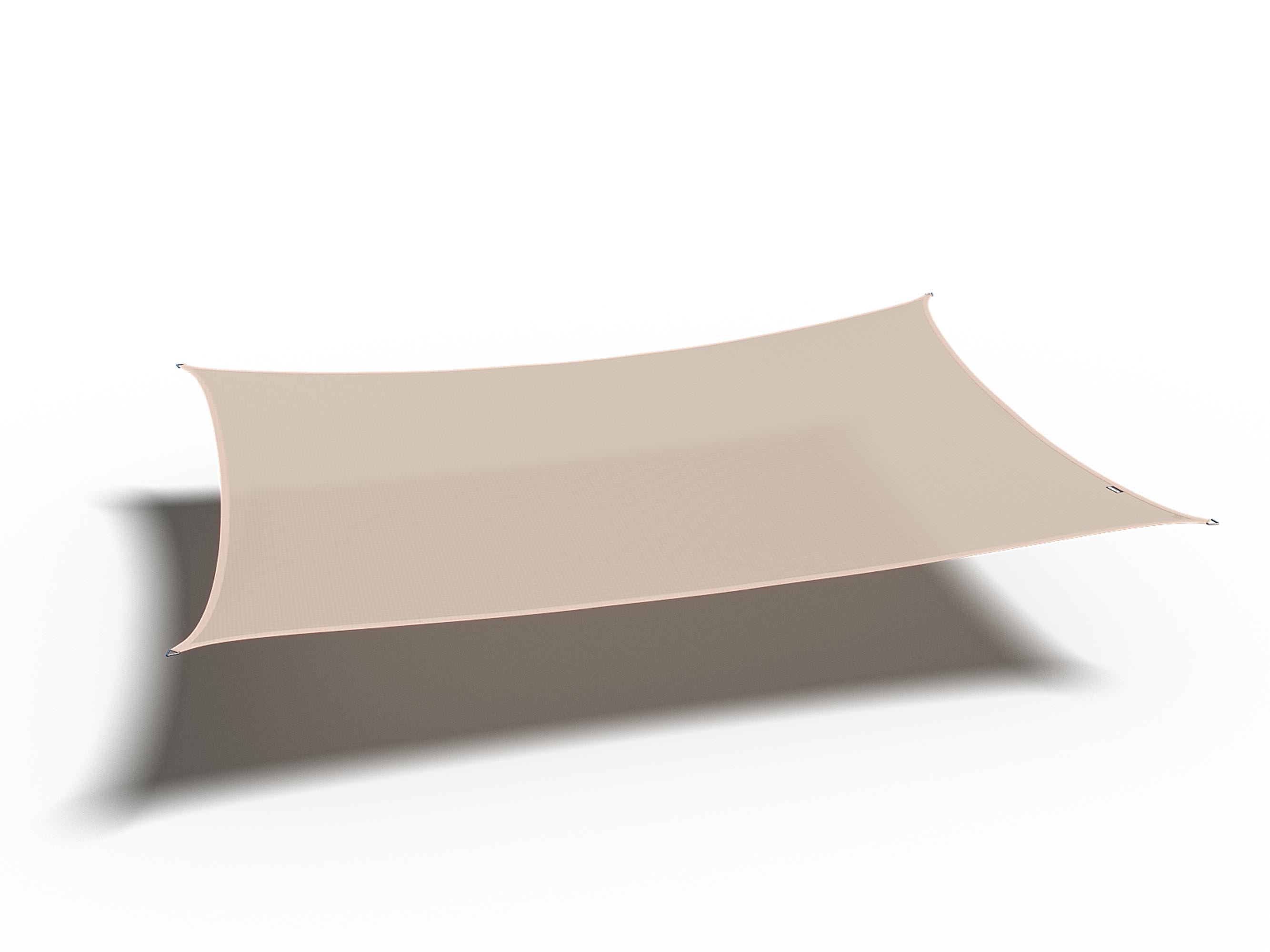 Platinum Sun & Shade Coolfit solskyddssegel Ecru white 5 x 3 m